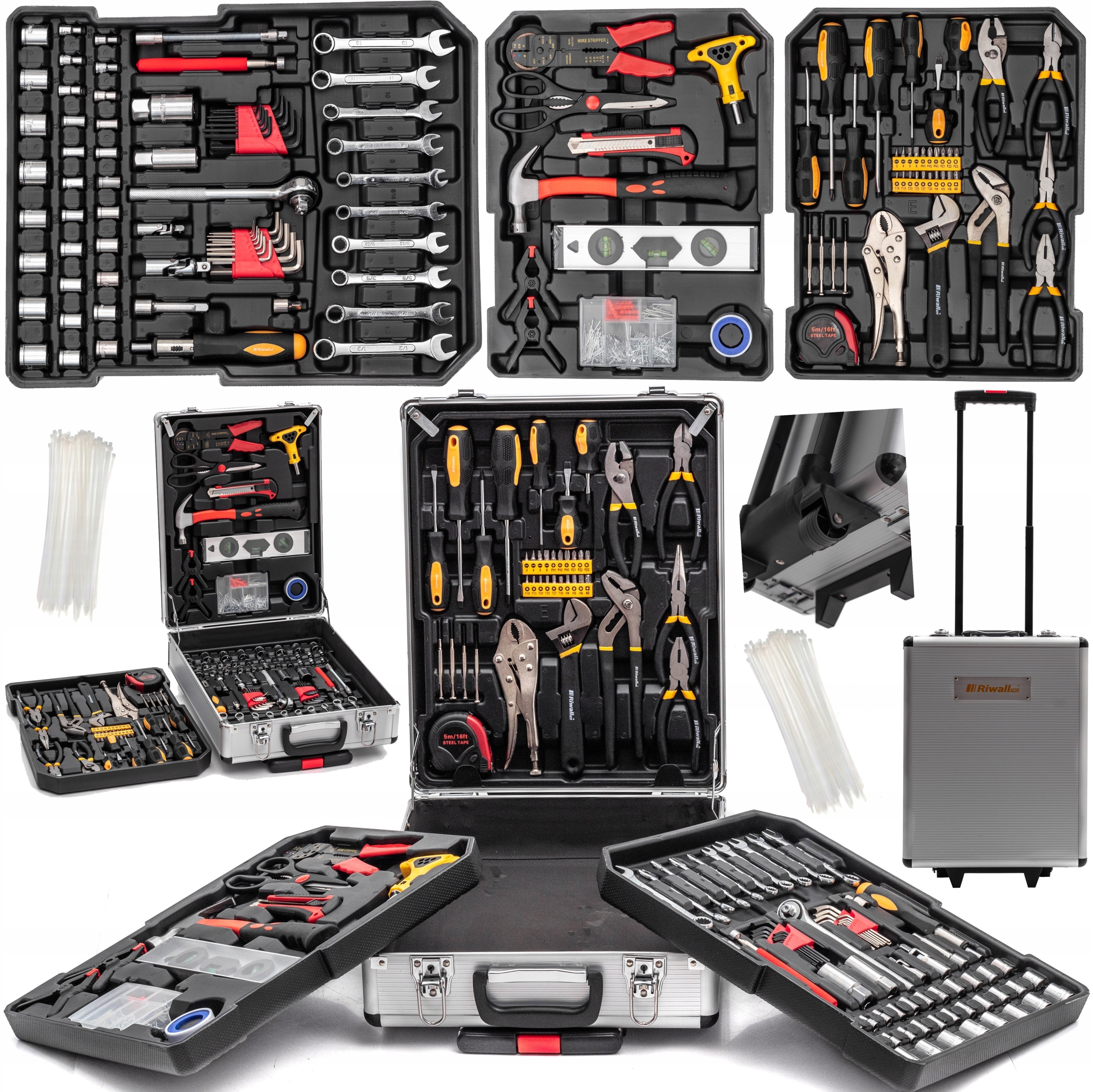 Zestaw narzędzi Walizka Narzędziowa XXL – Twoje wszechstronne rozwiązanie do napraw i majsterkowania