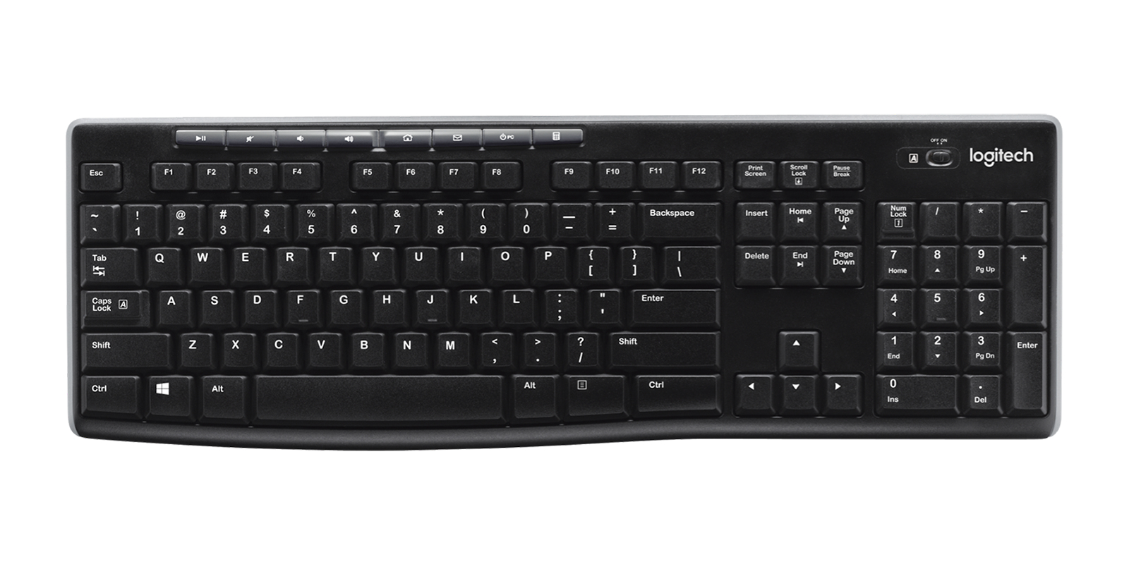 Klawiatura bezprzewodowa Logitech K270 – Wydajność i komfort w jednym