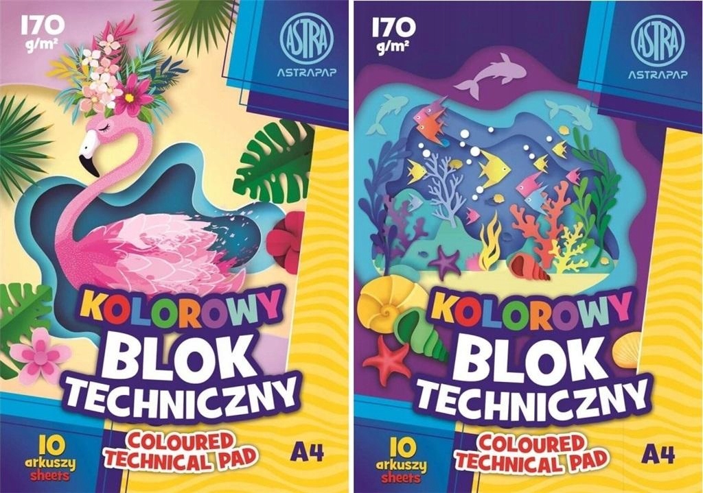 Kolorowy blok techniczny A4 – Niezbędny do prac plastycznych