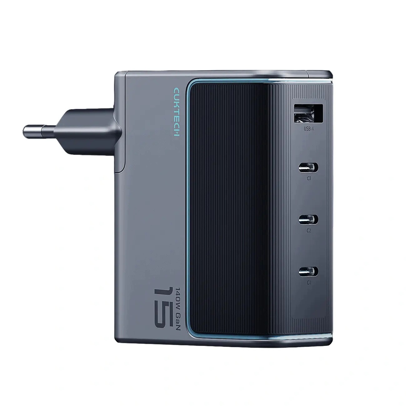 Cztery porty ładowania – 3x USB-C i 1x USB-A