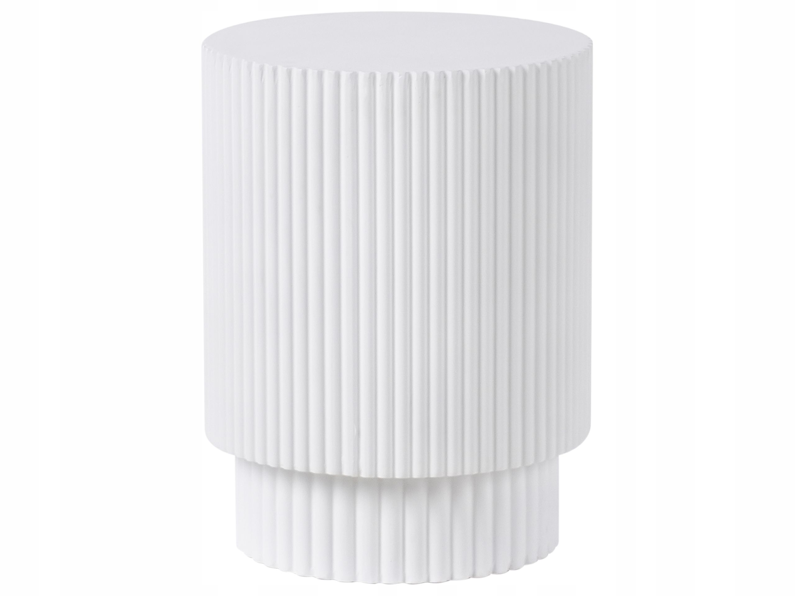 Stolik pomocniczy BICCARI Biały – Elegancja i funkcjonalność w Twoim wnętrzu