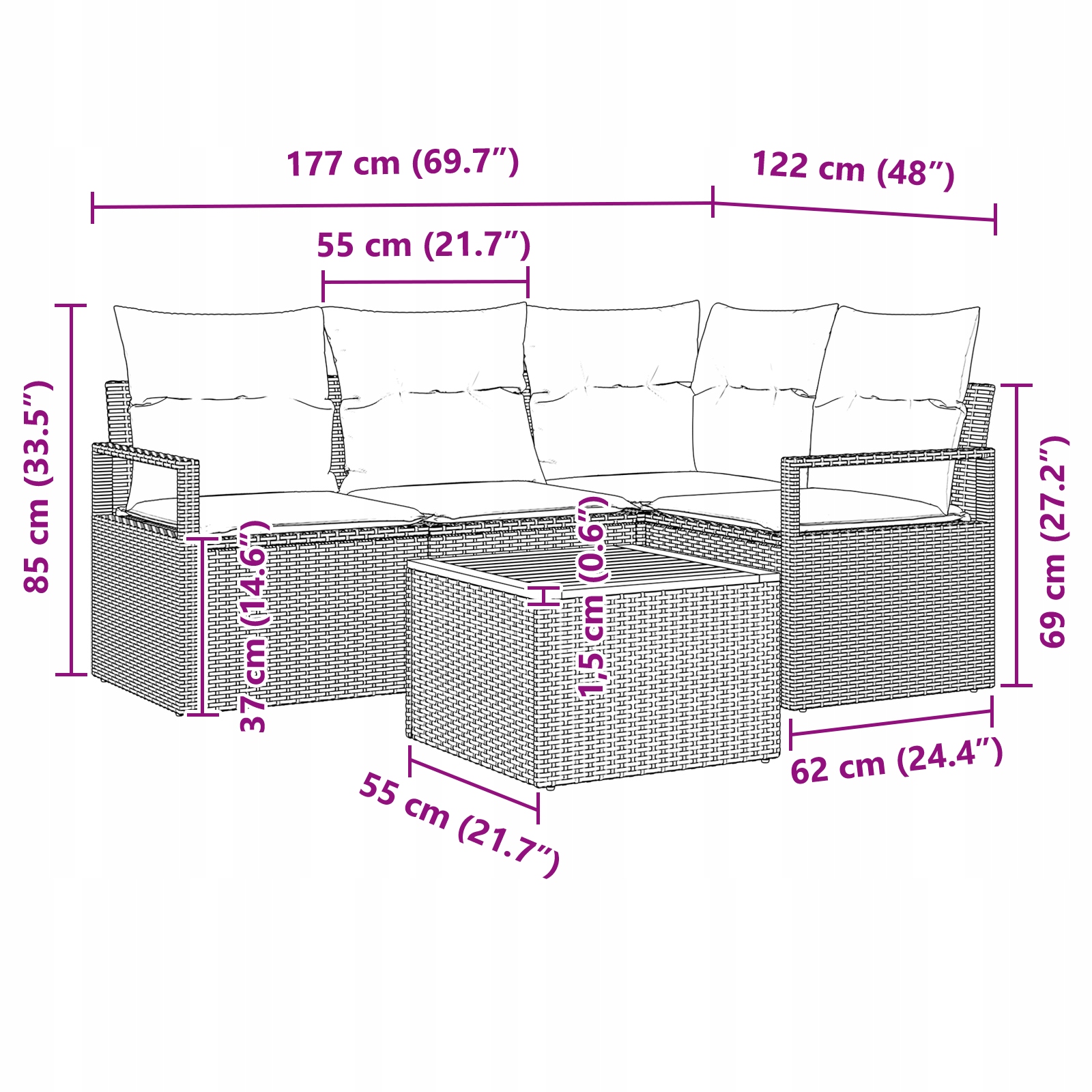 Łatwa konserwacja dzięki odpinanym pokrowcom