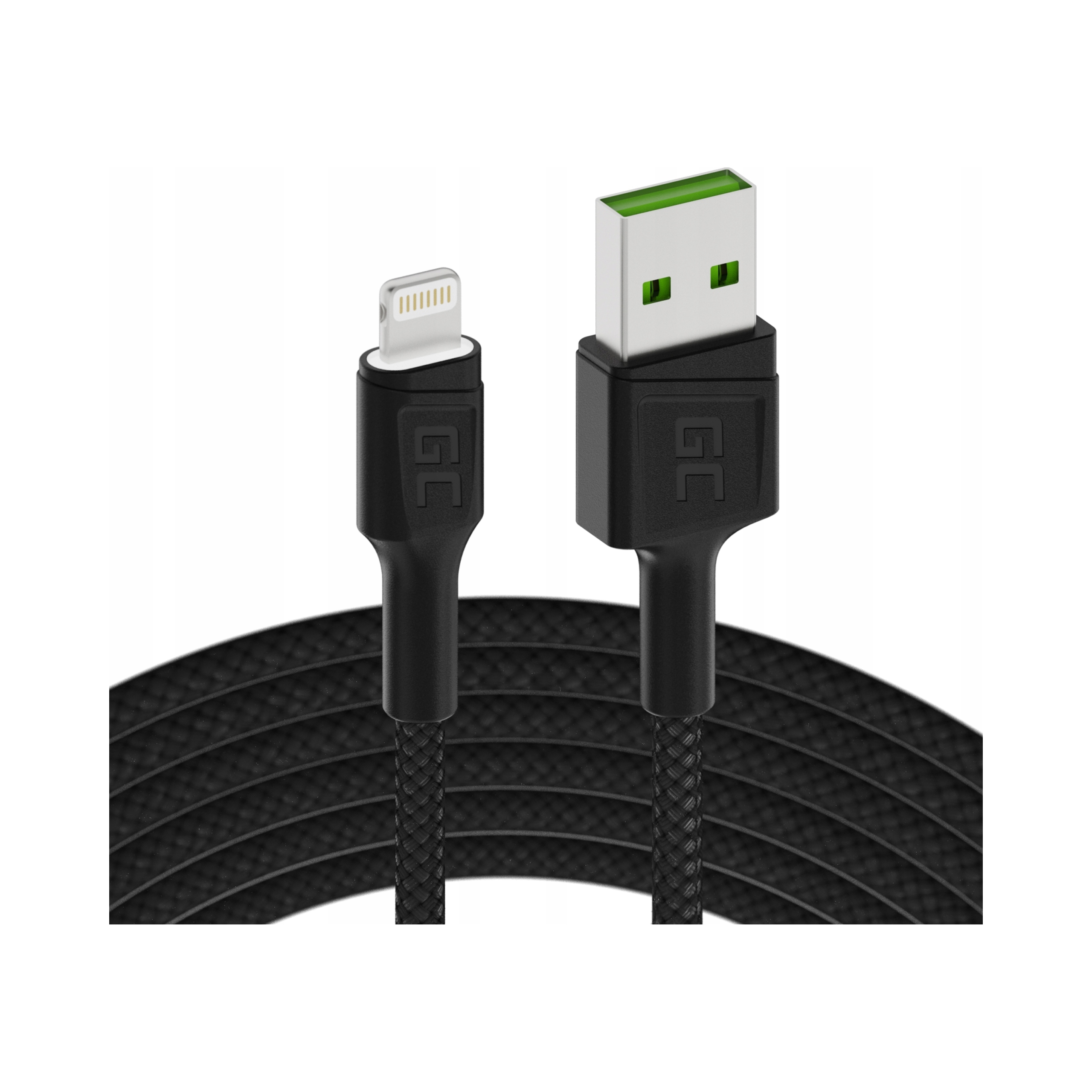 Kabel USB-A - Lightning 1.2 m Czarny (KABGC05) – Wydajność i styl w jednym