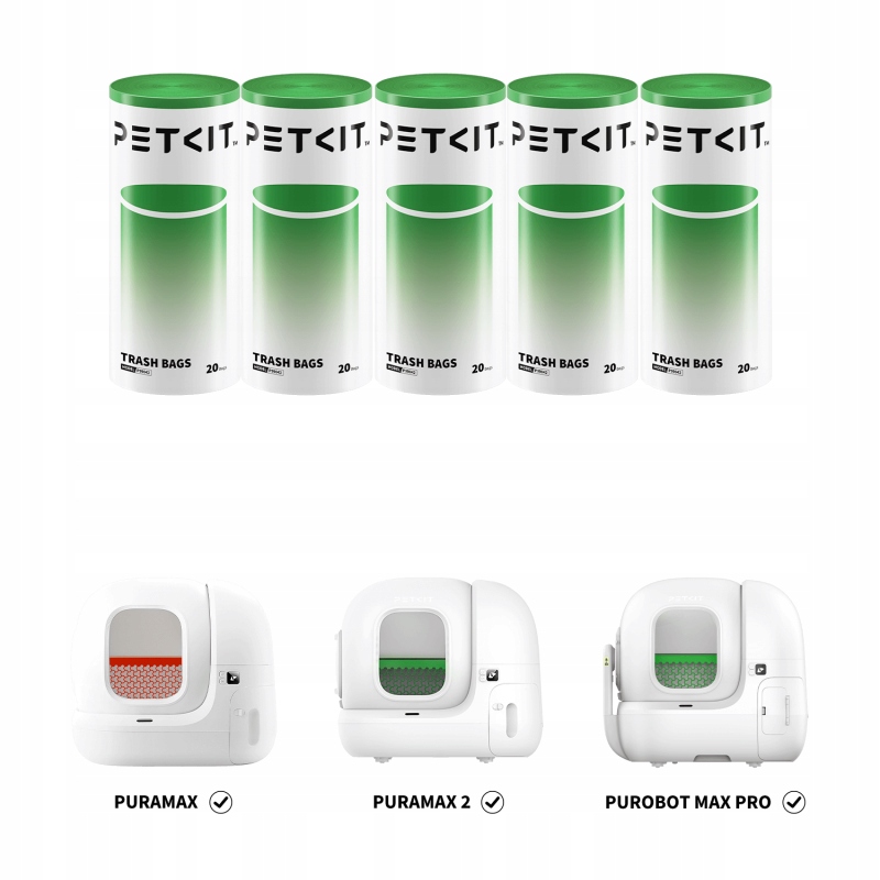 Worki na odchody Petkit Pura Max 2 / Purobot Max Pro – Wygodne rozwiązanie dla każdego właściciela kota