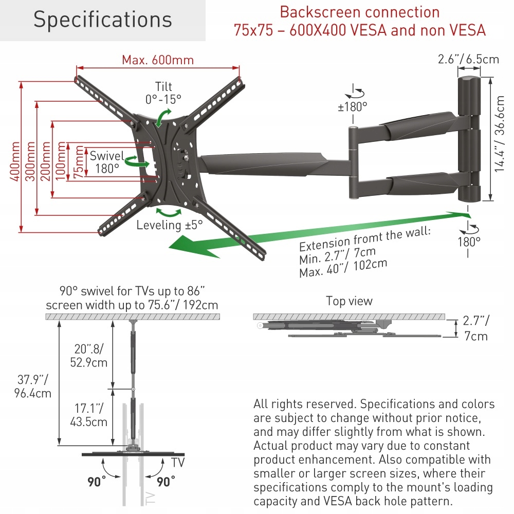 Solidna konstrukcja i duża kompatybilność z ekranami