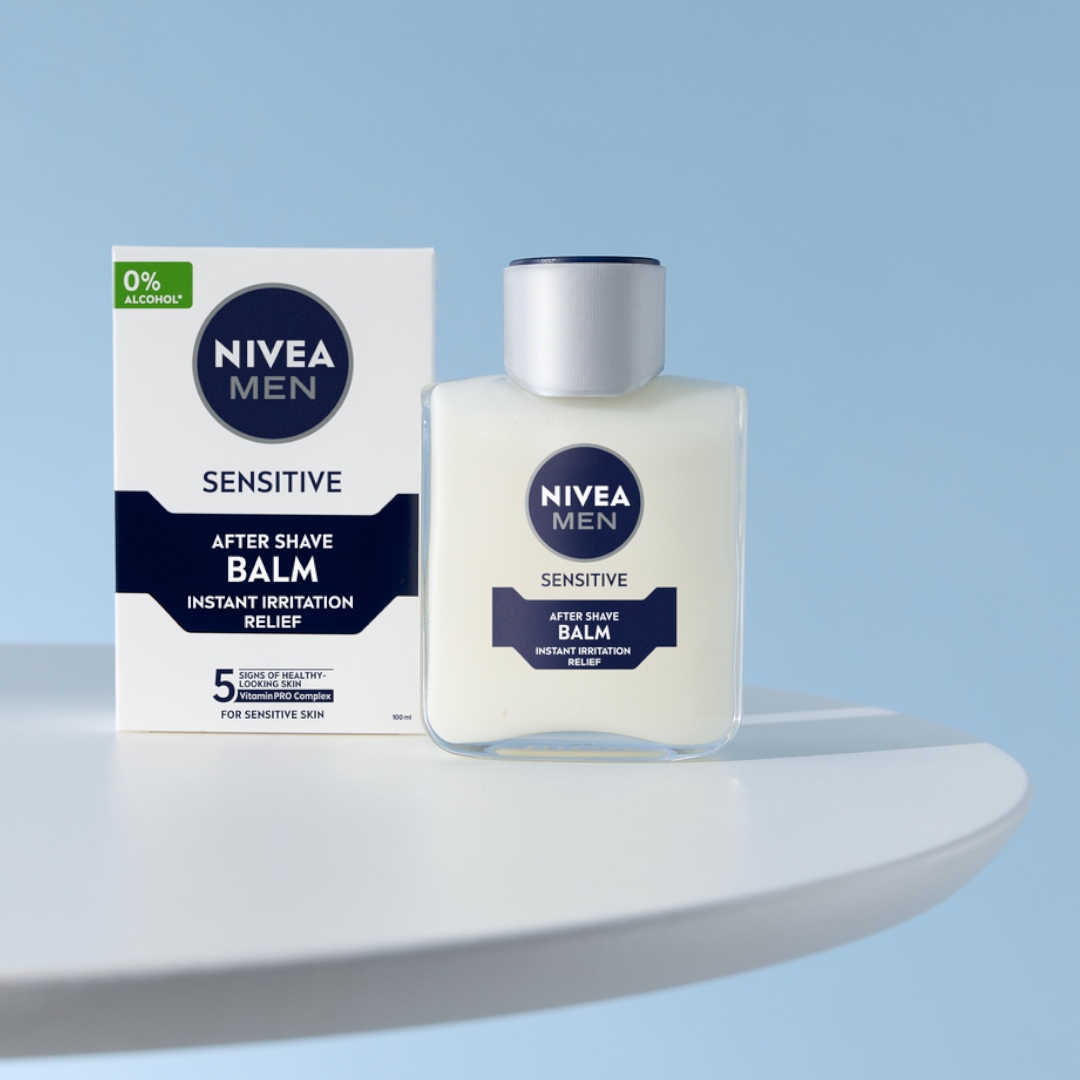 Natychmiastowa ulga po goleniu – Jak działa balsam NIVEA MEN Sensitive