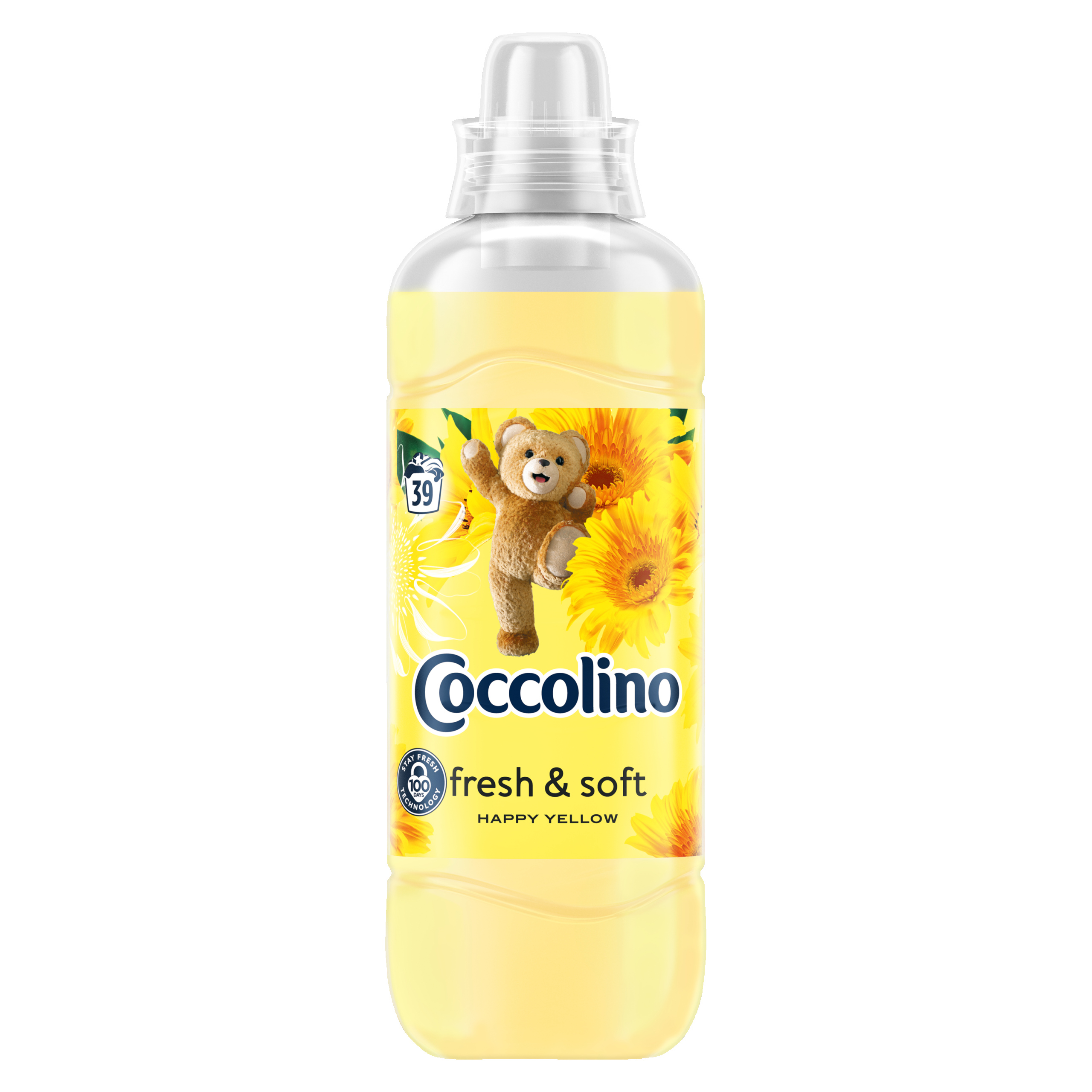 COCCOLINO Fresh & Soft Płyn do Płukania Tkanin Happy Yellow 975ml – Niezwykła miękkość i świeżość