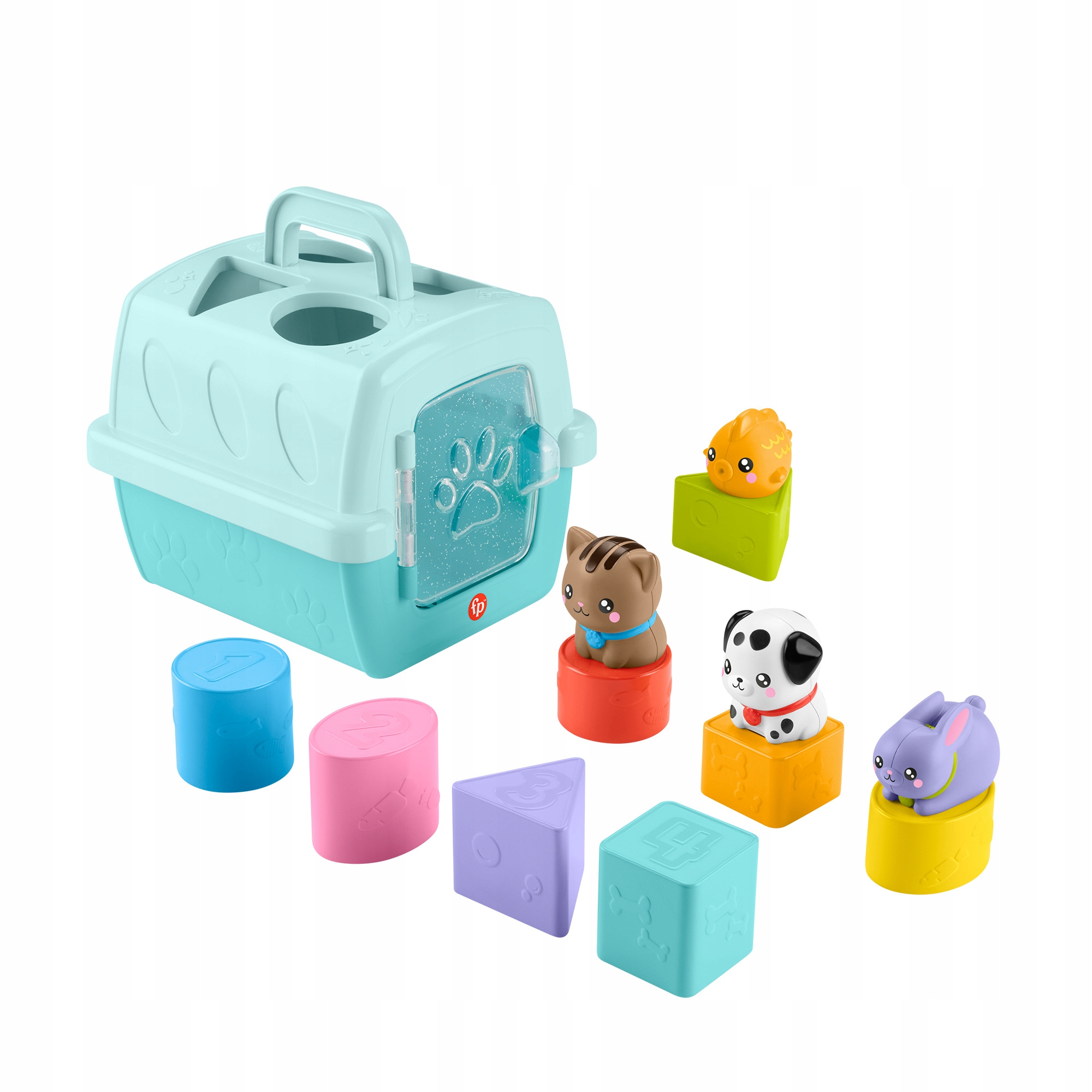 Fisher-Price Pets Sorter Transporter – Edukacyjna zabawka dla niemowląt