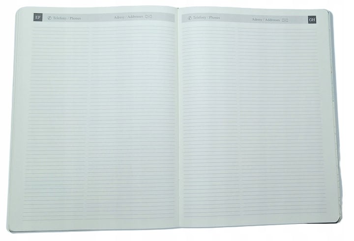 Układ tygodniowy z 162 stronami – idealny do codziennego planowania