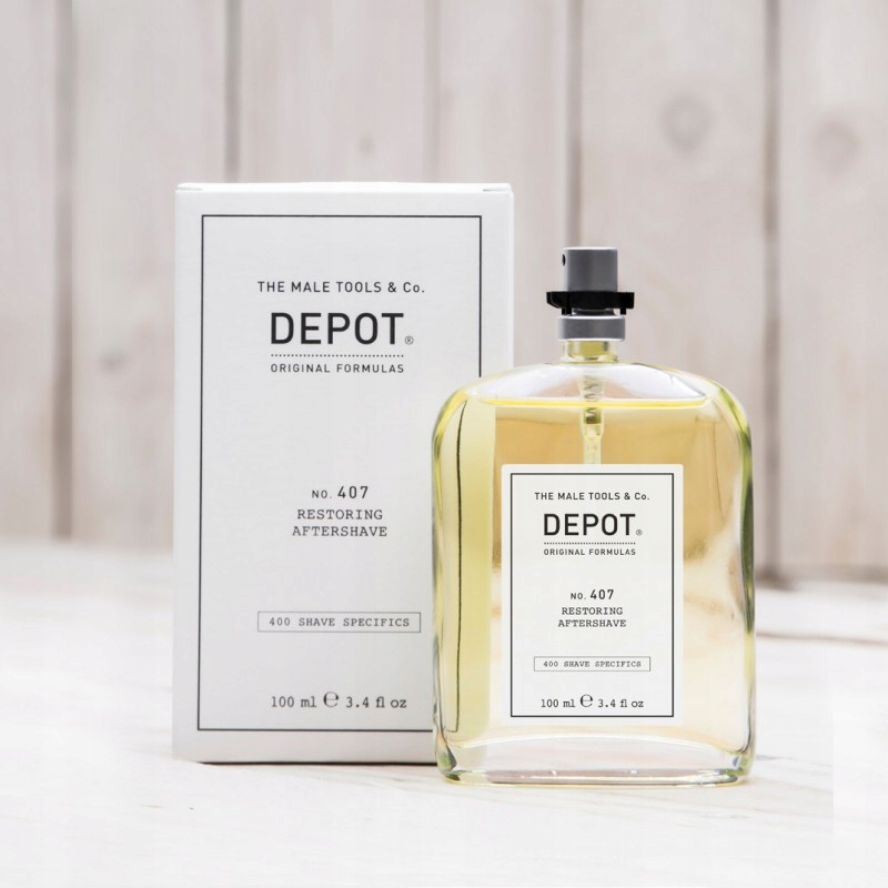 Depot No. 407 Restoring Aftershave – Odświeżenie i pielęgnacja po goleniu