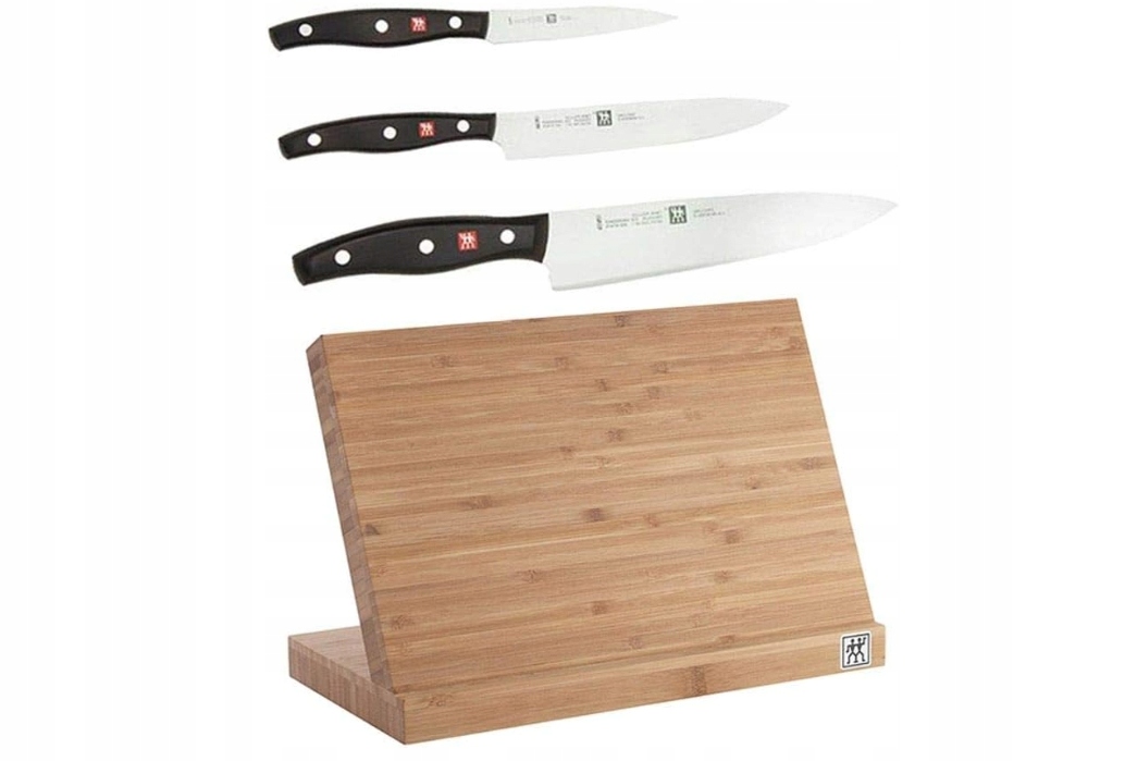Zwilling Bambusowy blok na noże magnetyczny 150x300x185 mm – Praktyczne rozwiązanie do przechowywania noży