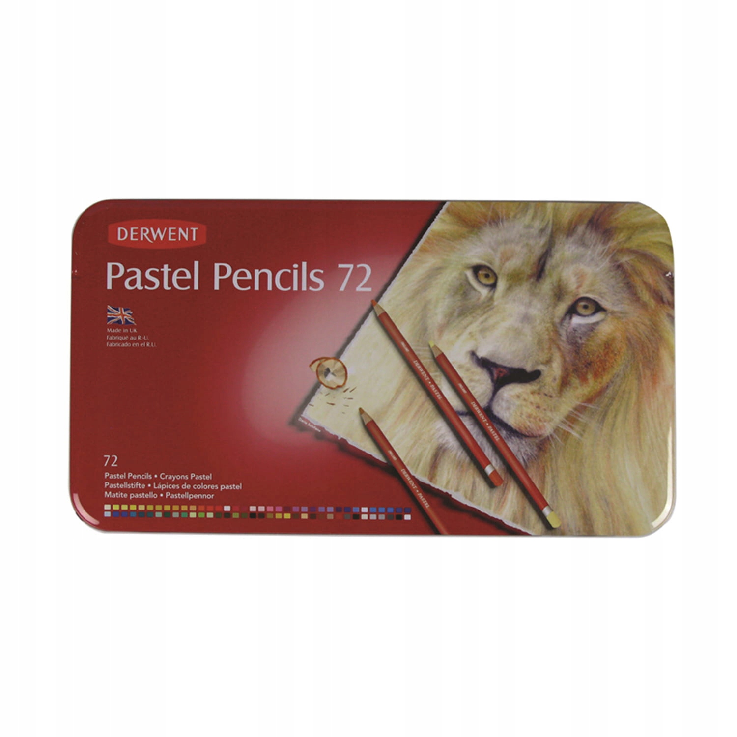 Kredki pastelowe Derwent Pastel Pencils 72 sztuki – Idealne dla artystów i amatorów