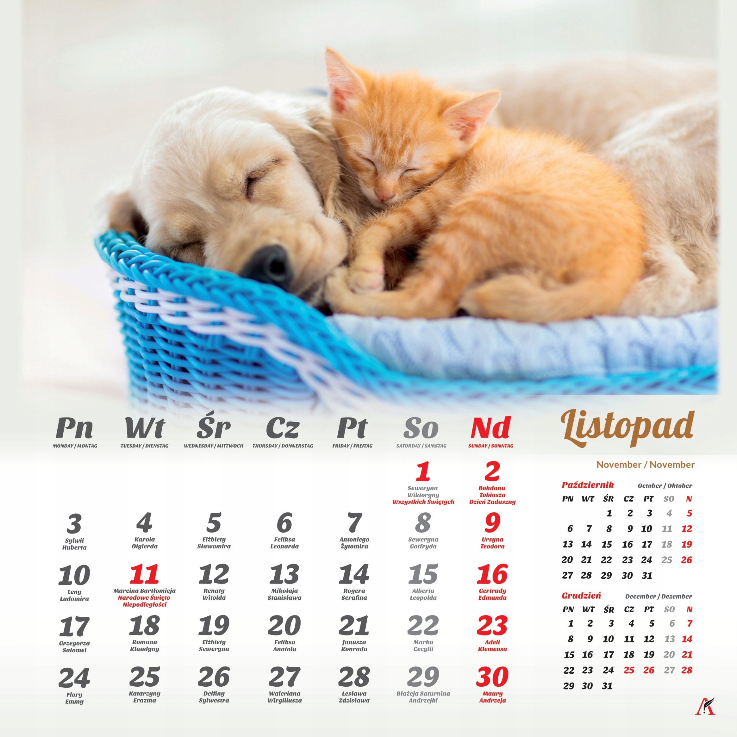 Duży format 33x33 cm – Wystarczająco miejsca na notatki