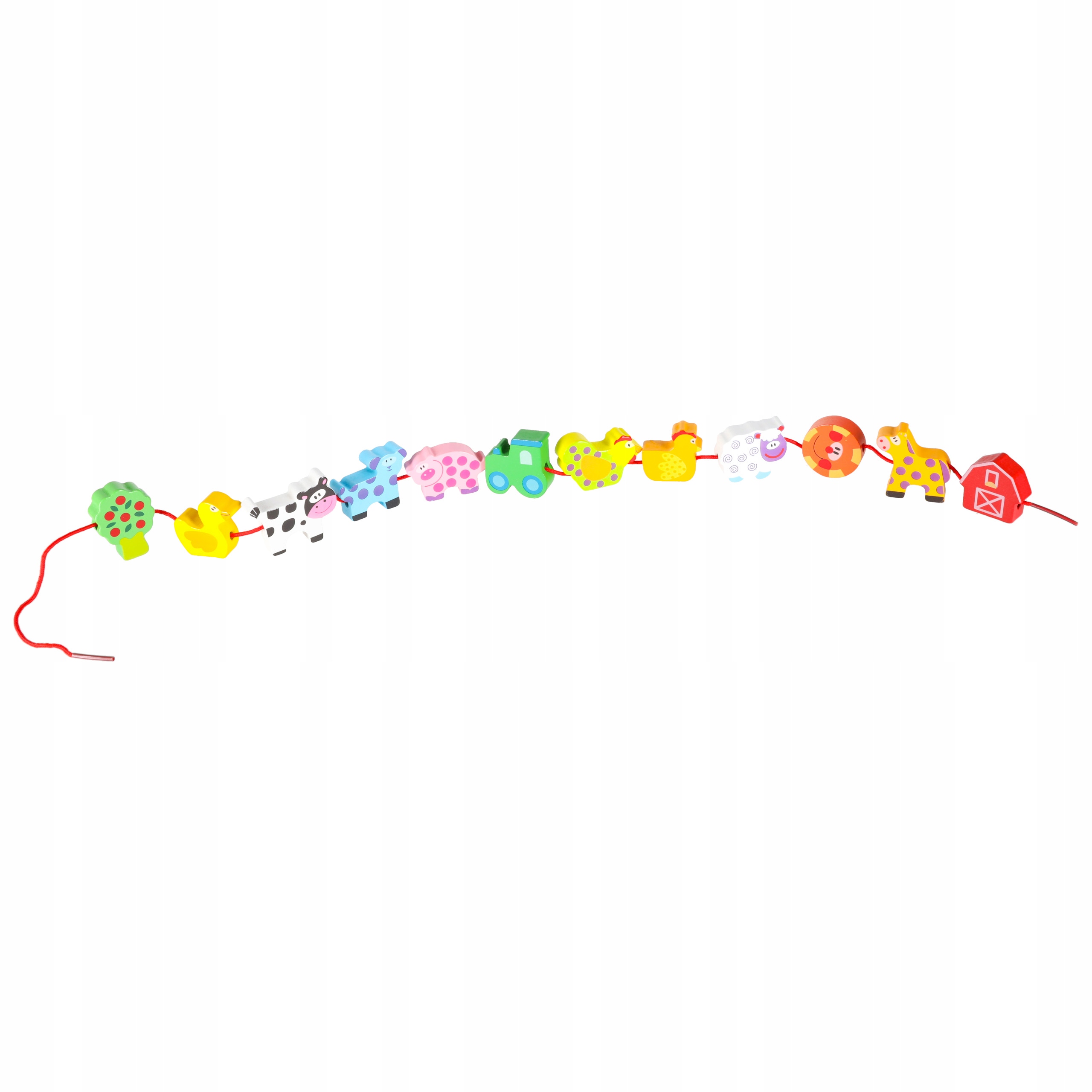 Rozwój motoryki małej poprzez nawlekanie klocków