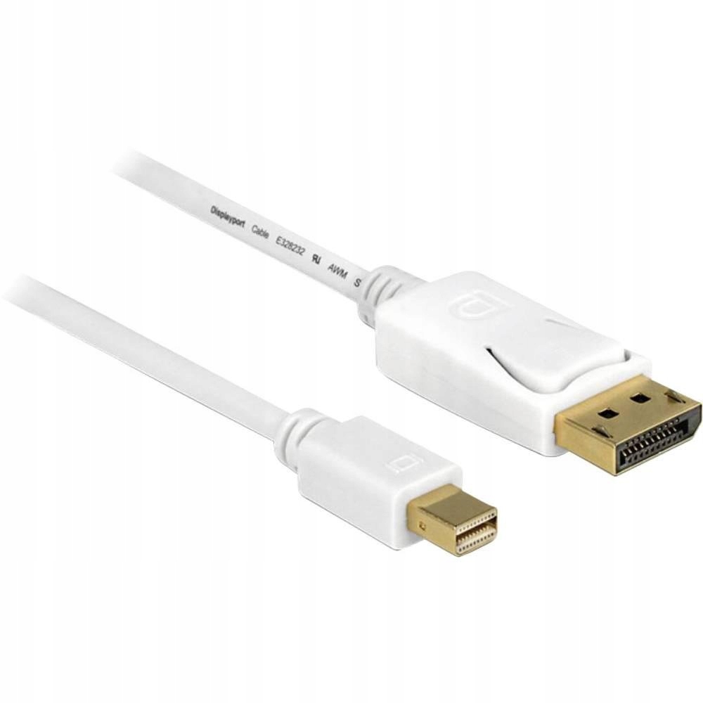 Kabel DisplayPort Mini - DisplayPort 7m biały (83485) – Idealne połączenie dla Twojego sprzętu
