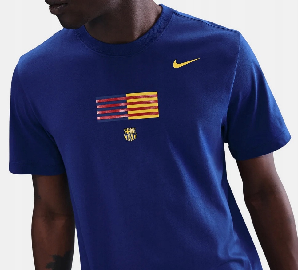 Niebieski kolor z logo FC Barcelona