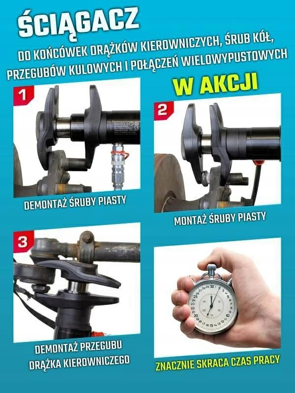 Uniwersalne zastosowanie – Idealny do końcówek drążków i przegubów kulowych