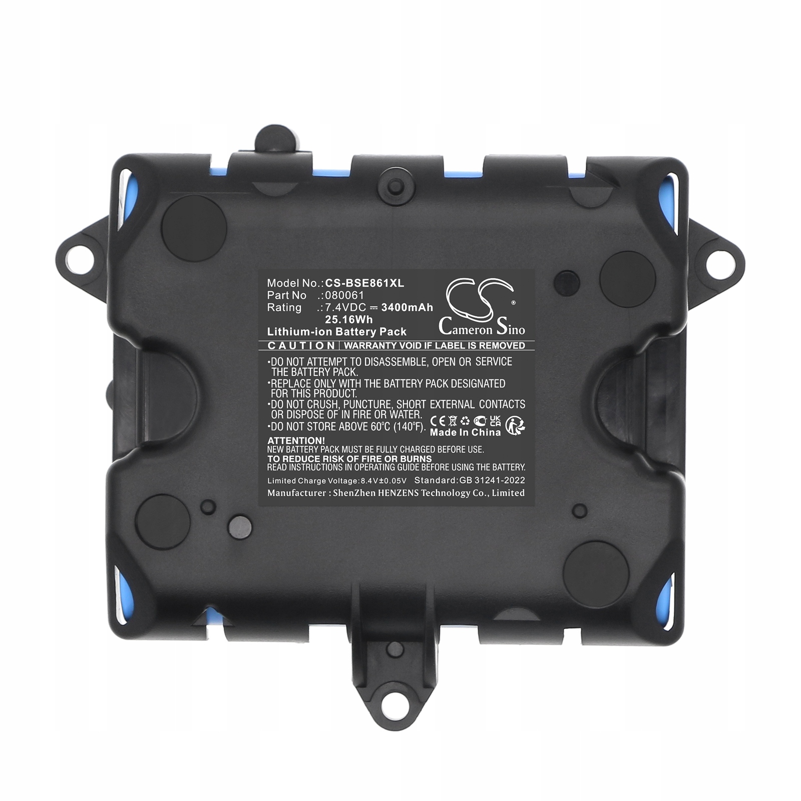 Pojemność i wydajność – 3400mAh dla długotrwałego użytkowania