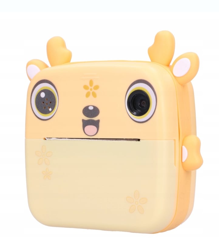 Extralink Zestaw | Drukarka termiczna EPP-006 Żółta + Papier termiczny 3 rolki – Idealne rozwiązanie do natychmiastowego drukowania