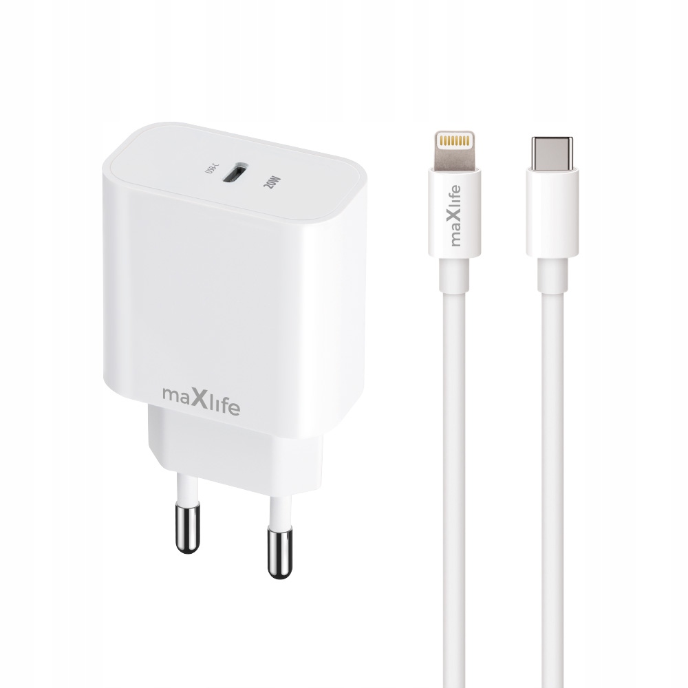 Maxlife ładowarka sieciowa PD QC MXTC-06-20C 1x USB-C 20W – Szybkie ładowanie dla Twoich urządzeń