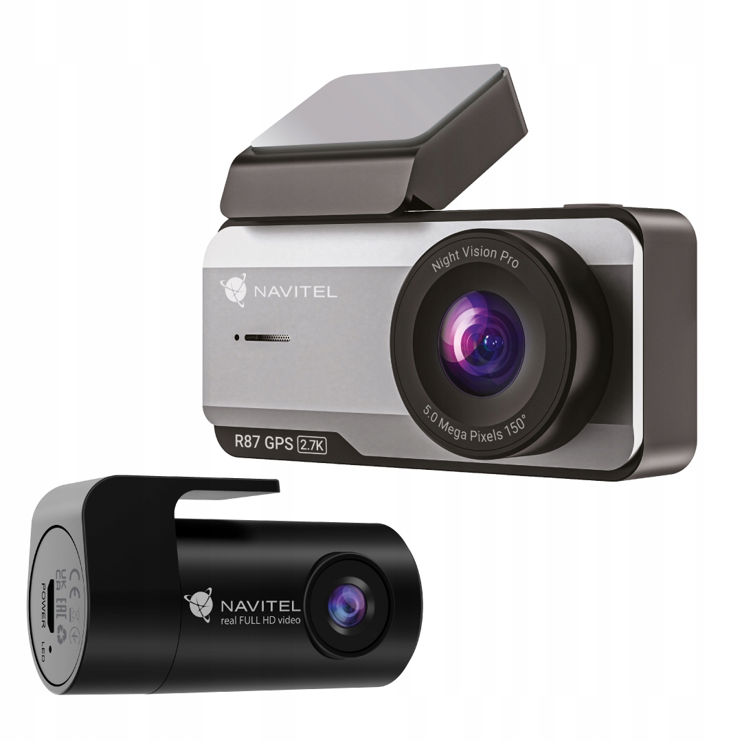 NAVITEL R87 Dual GPS – Wielofunkcyjny wideorejestrator z kamerą tylną