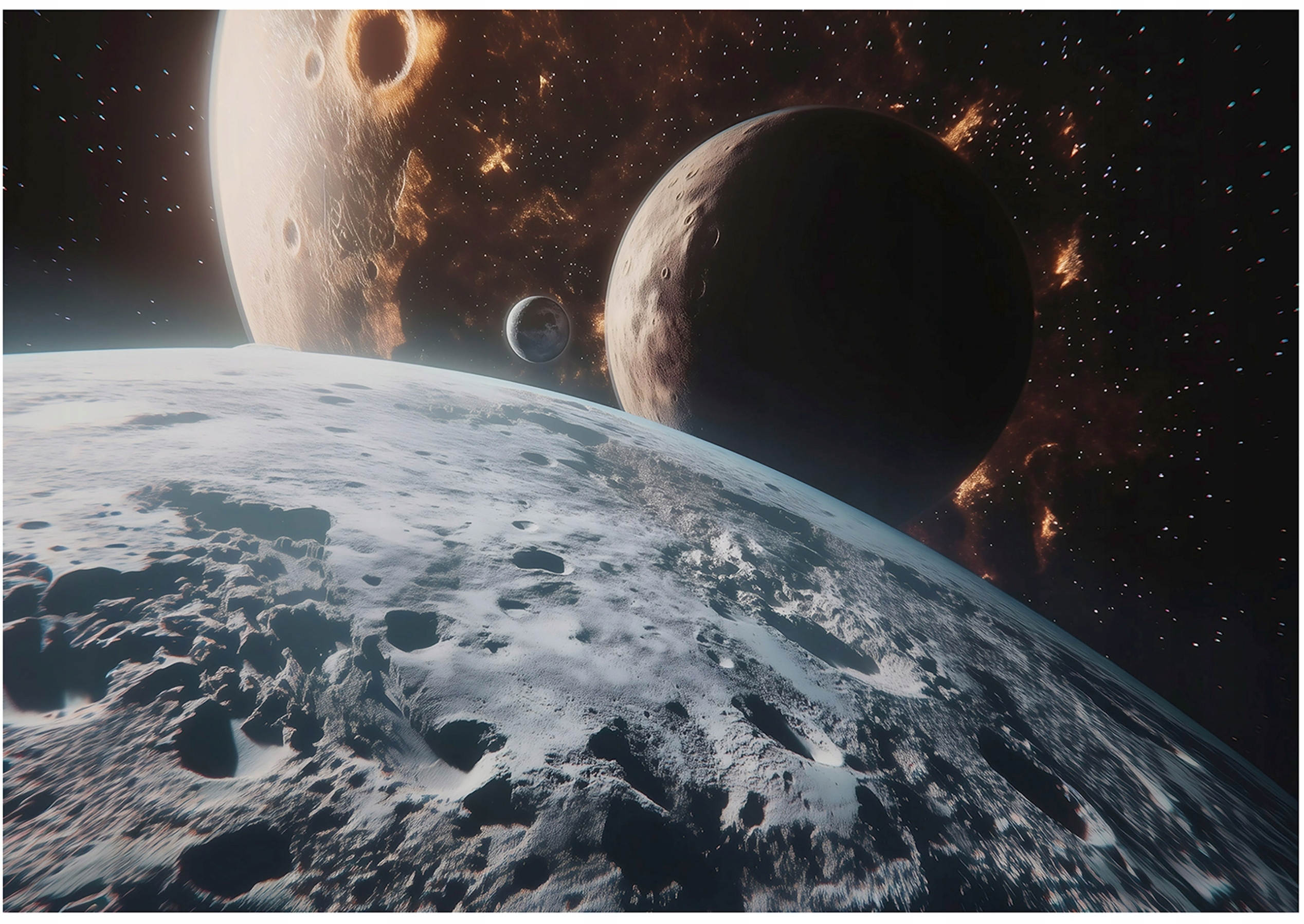 Nowoczesny design i motyw kosmiczny