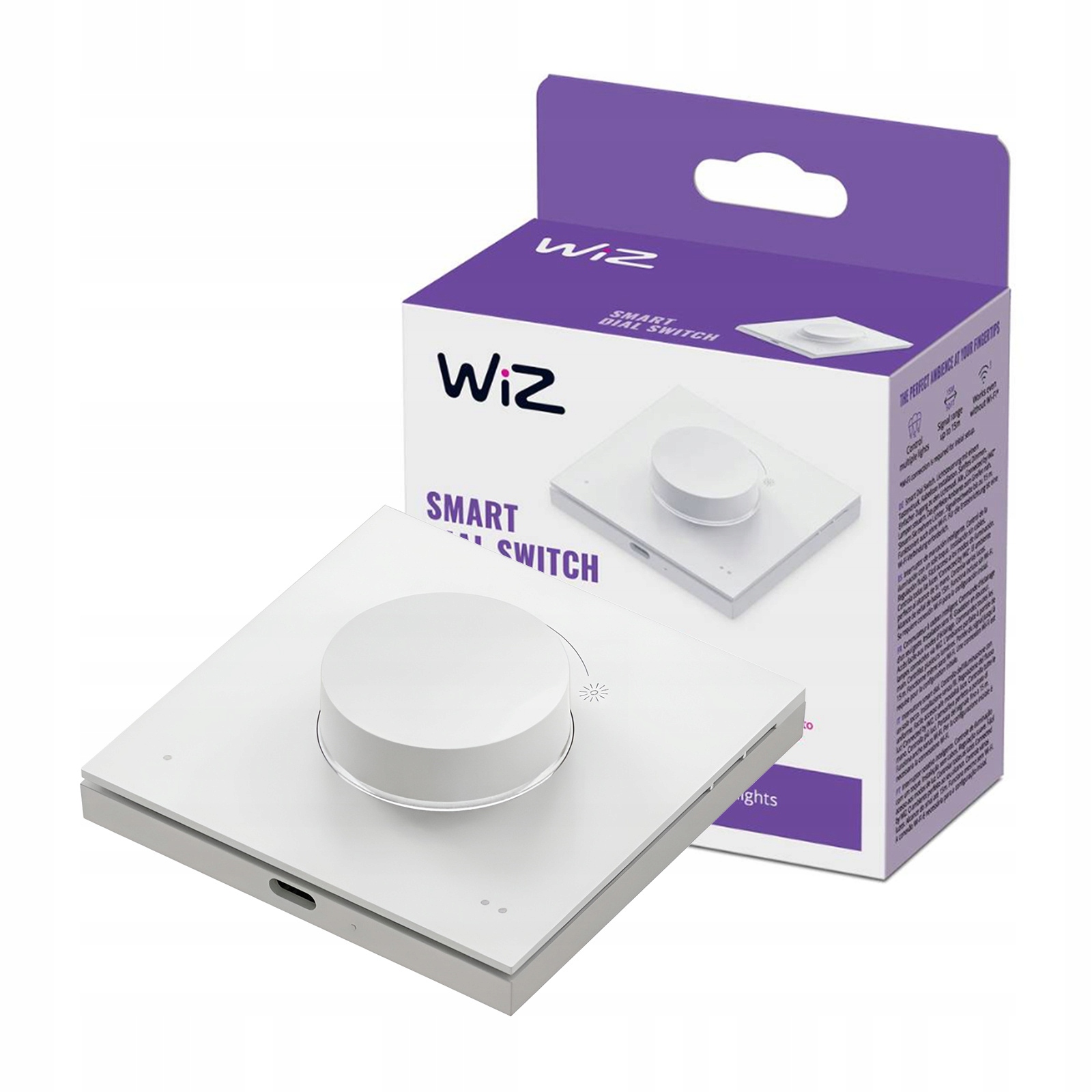 Signify WiZ dial switch weiss USB – Inteligentne zarządzanie oświetleniem w Twoim domu