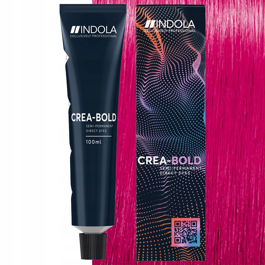 Indola Crea-bold farba do włosów 100ml – Fuksja Różowy – Kolor, który przyciąga uwagę