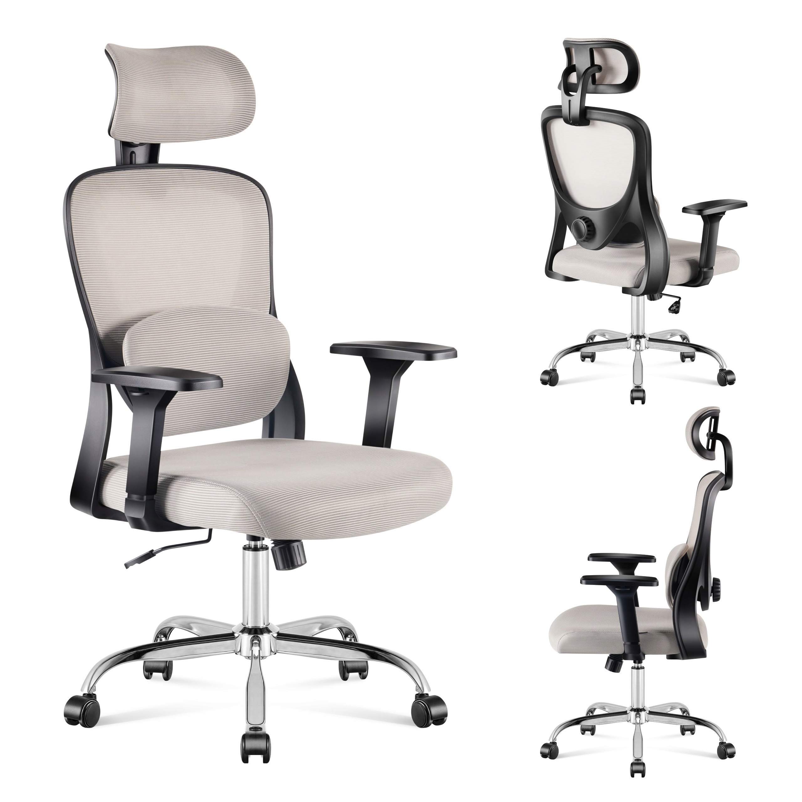 Fotel biurowy Mark Adler Manager 3.2 Grey – Komfort i ergonomia w pracy