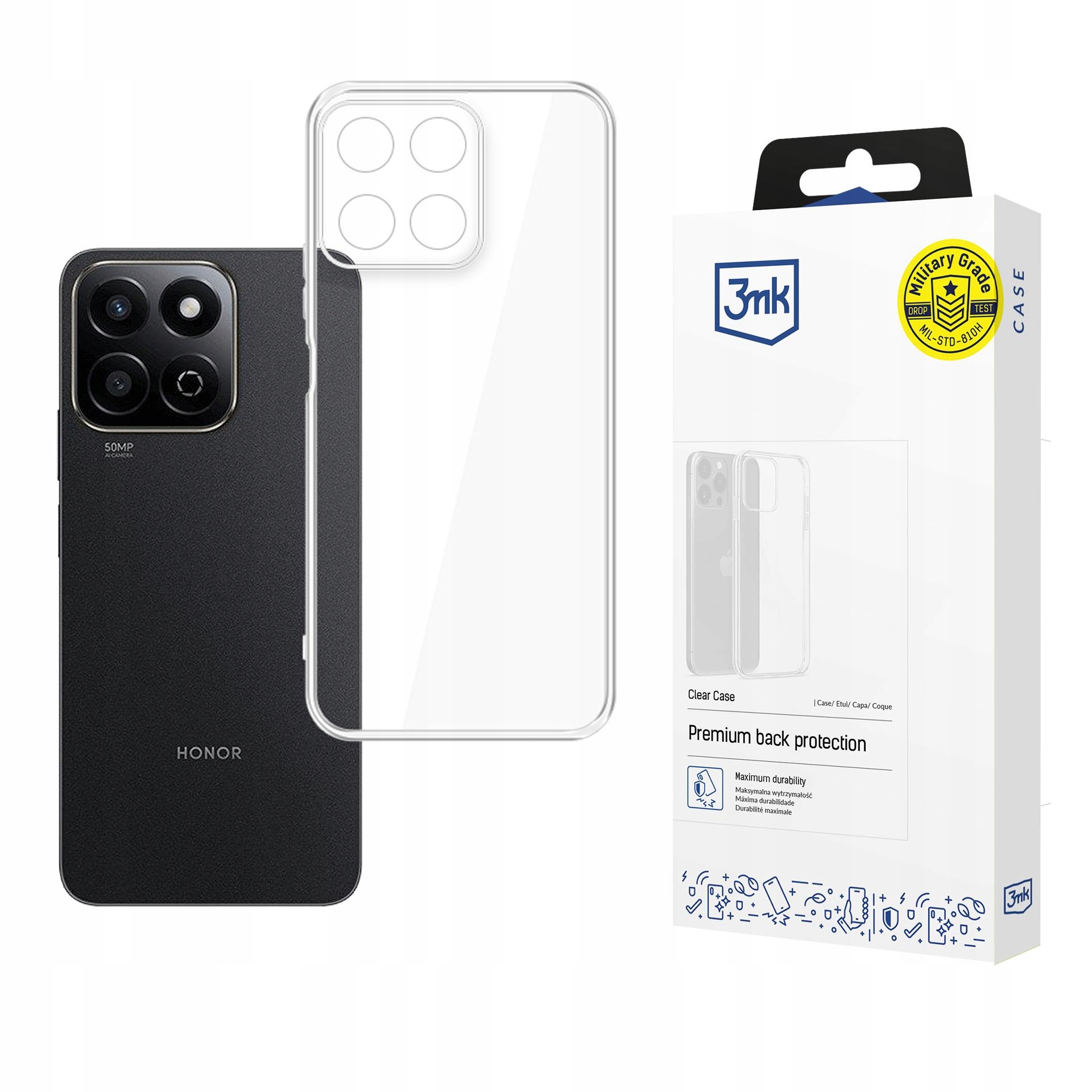 Honor 200 Smart – Etui 3mk Clear Case – Maksymalna ochrona i minimalistyczny design