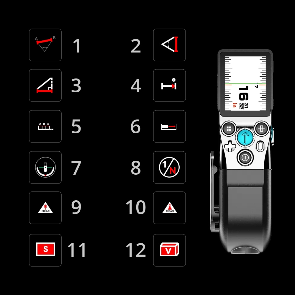 Wielofunkcyjny Dalmierz XTAPE 1 – Połączenie laserowego miernika i taśmy mierniczej