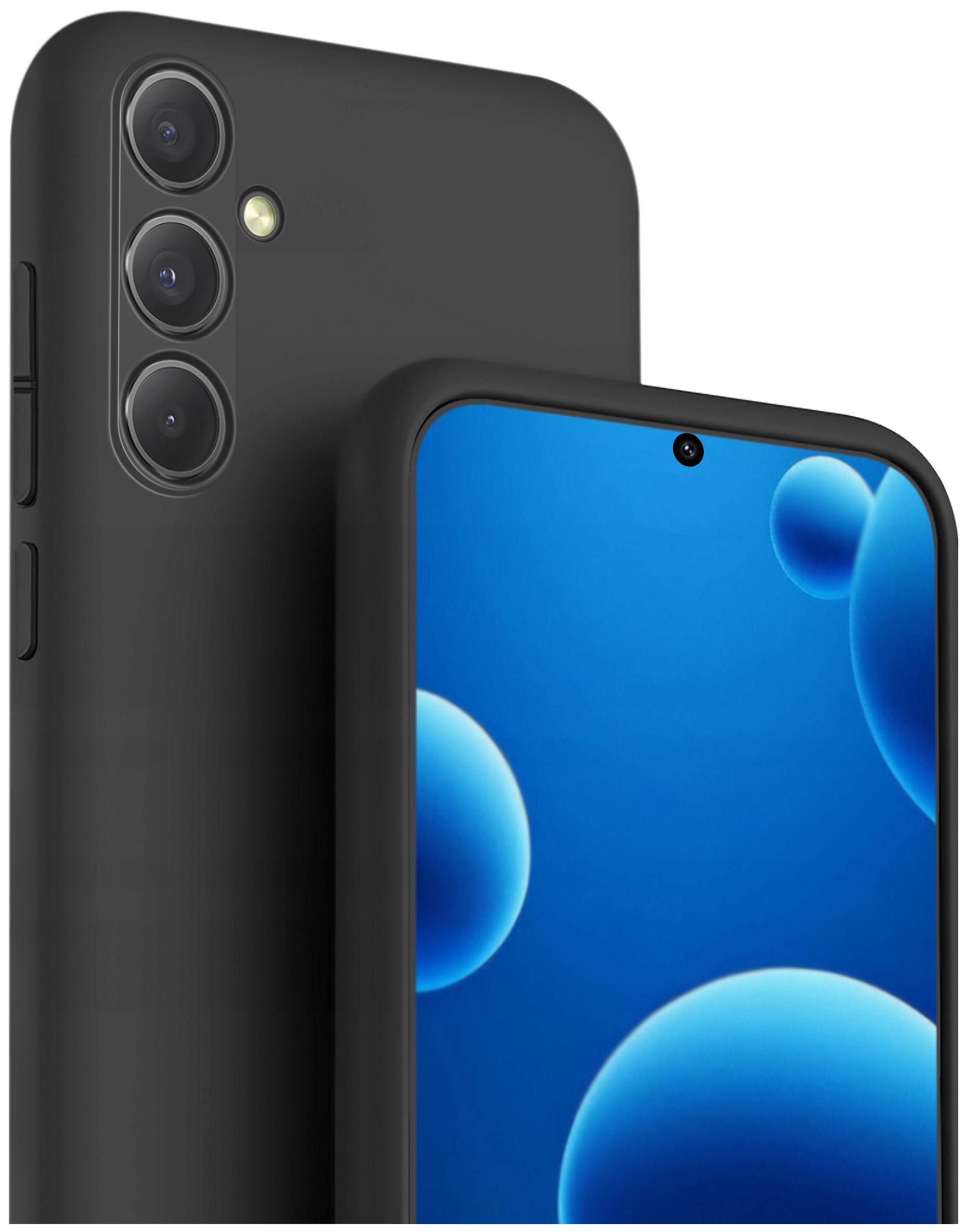 Etui do Samsung A56 5G CASE Silicone ELASTYCZNE + Szkło OCHRONNE 9H – Ochrona i styl w jednym