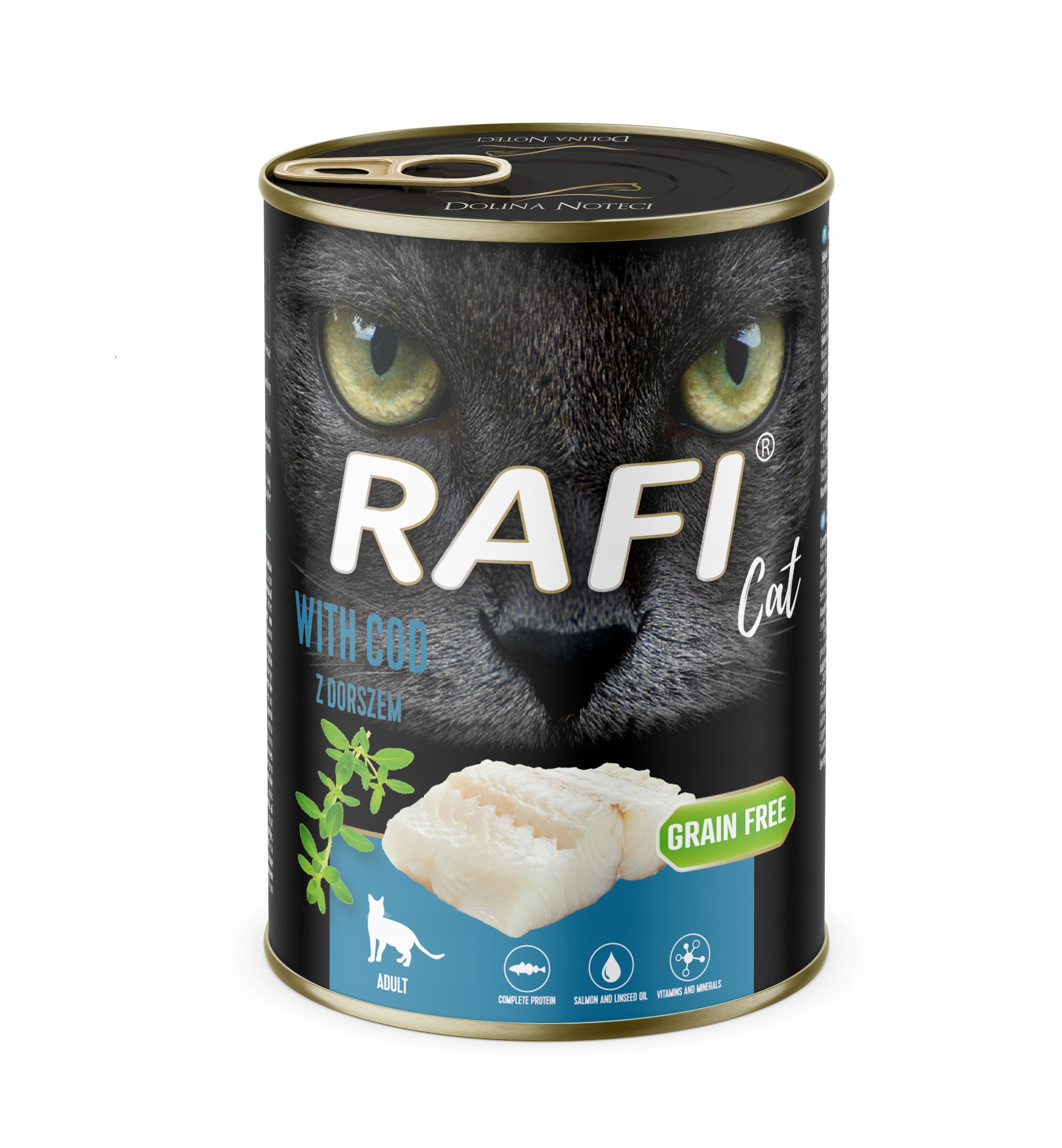 Mokra karma dla kota Rafi Cat Adult z dorszem 400 g – Doskonały wybór dla smakoszy
