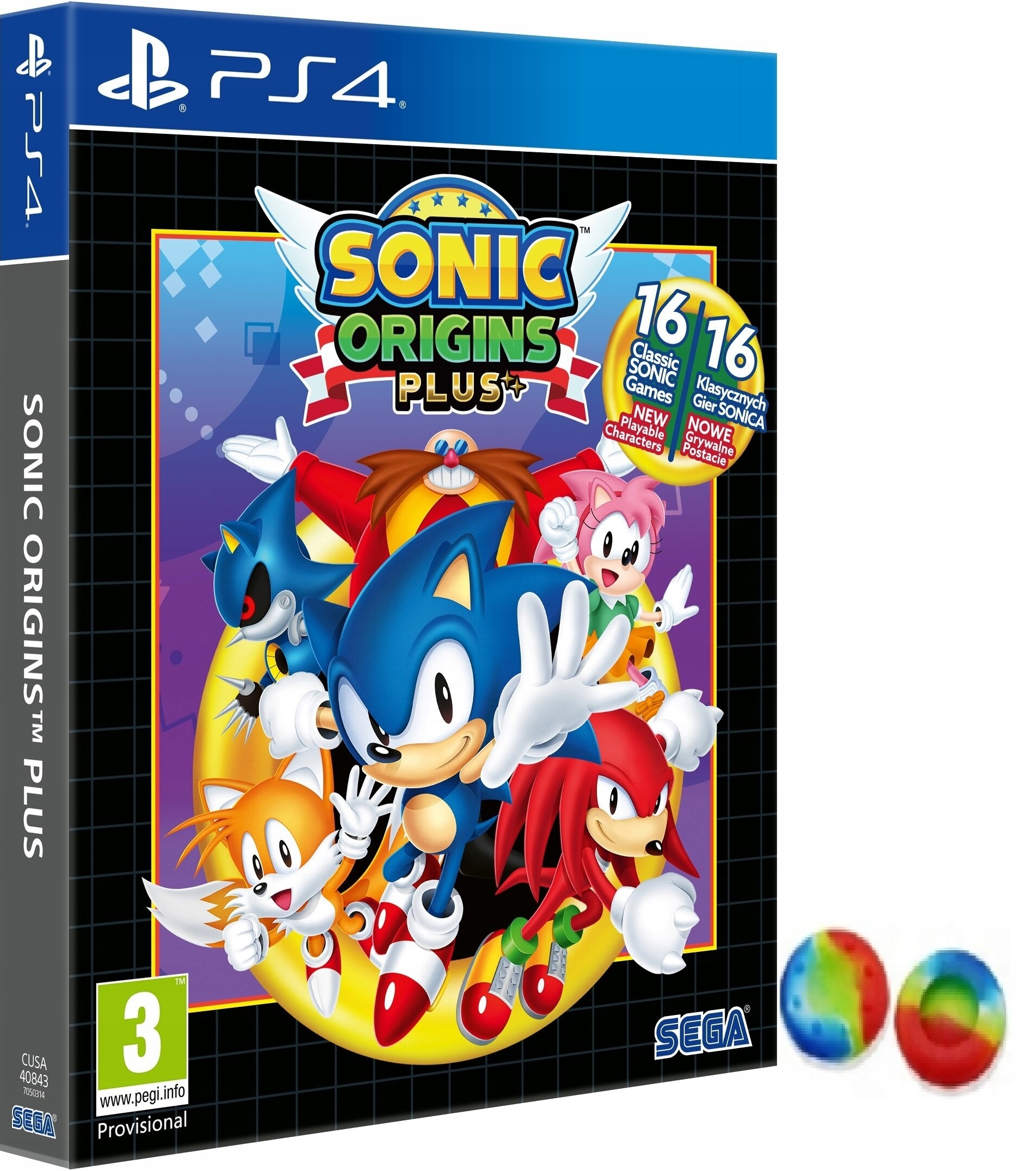 Sonic Origins Plus na PlayStation 4 – Klasyka w nowym wydaniu