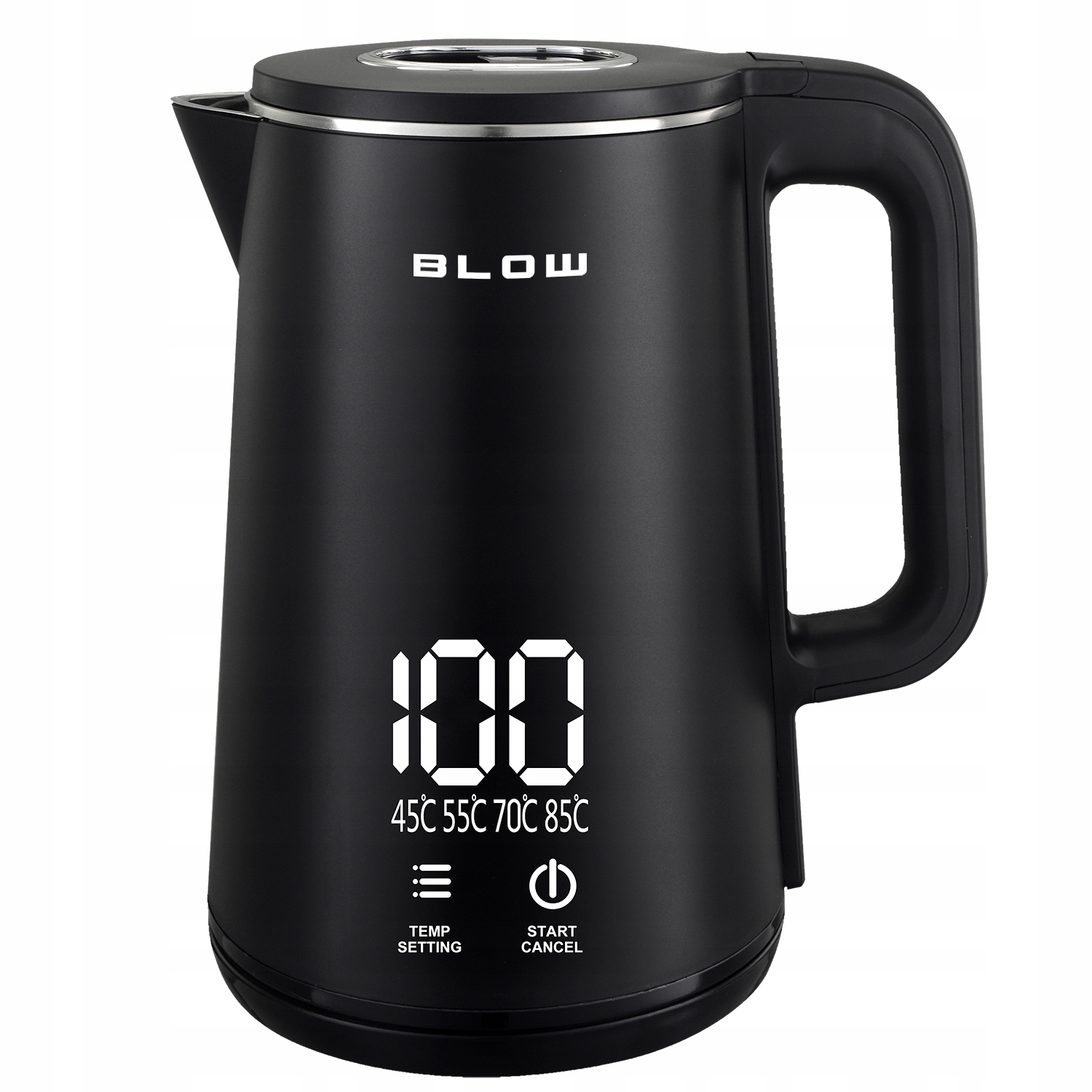 Czajnik elektryczny 2200W 1,8L bezprzewodowy czarny z regulacją temperatury – idealny do Twojej kuchni