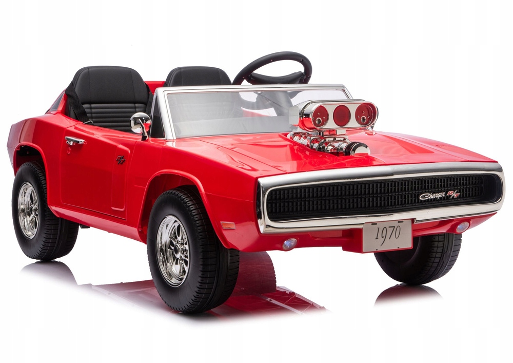 Auto Na Akumulator Dodge Charger R/T DLS-K12 24V7Ah Czerwony – Idealny wybór dla małych miłośników motoryzacji