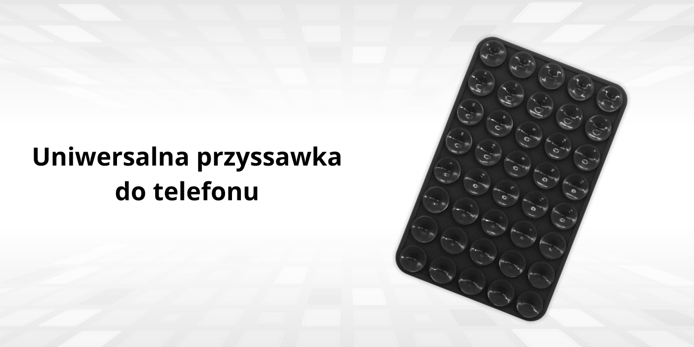 Uniwersalna przyssawka do telefonu czarny – Twój niezawodny pomocnik