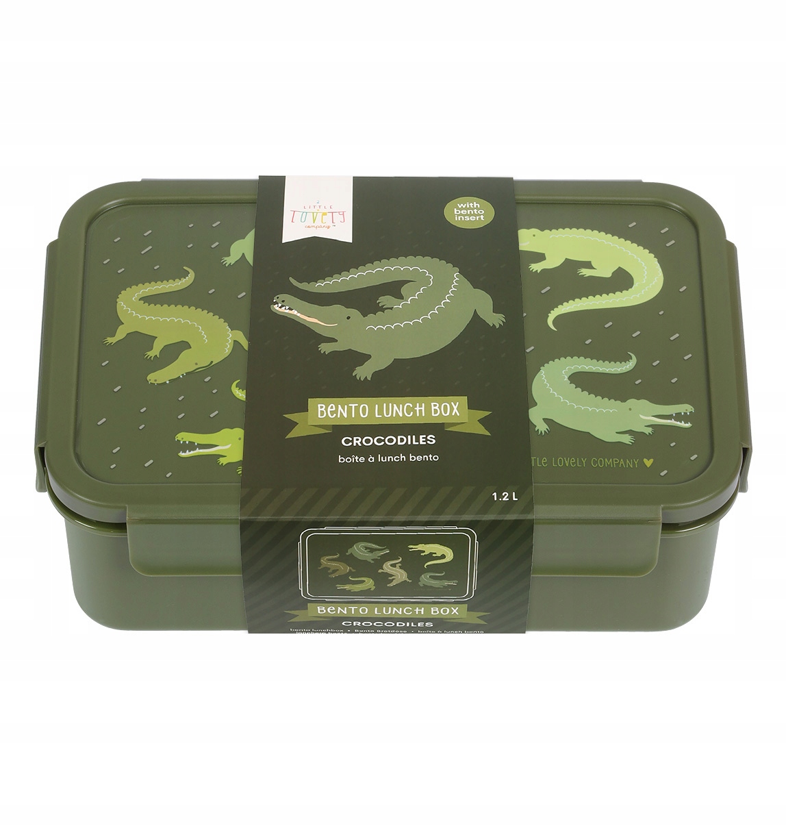 Bento lunchbox Crocodiles – Idealny towarzysz na lunch dla dzieci