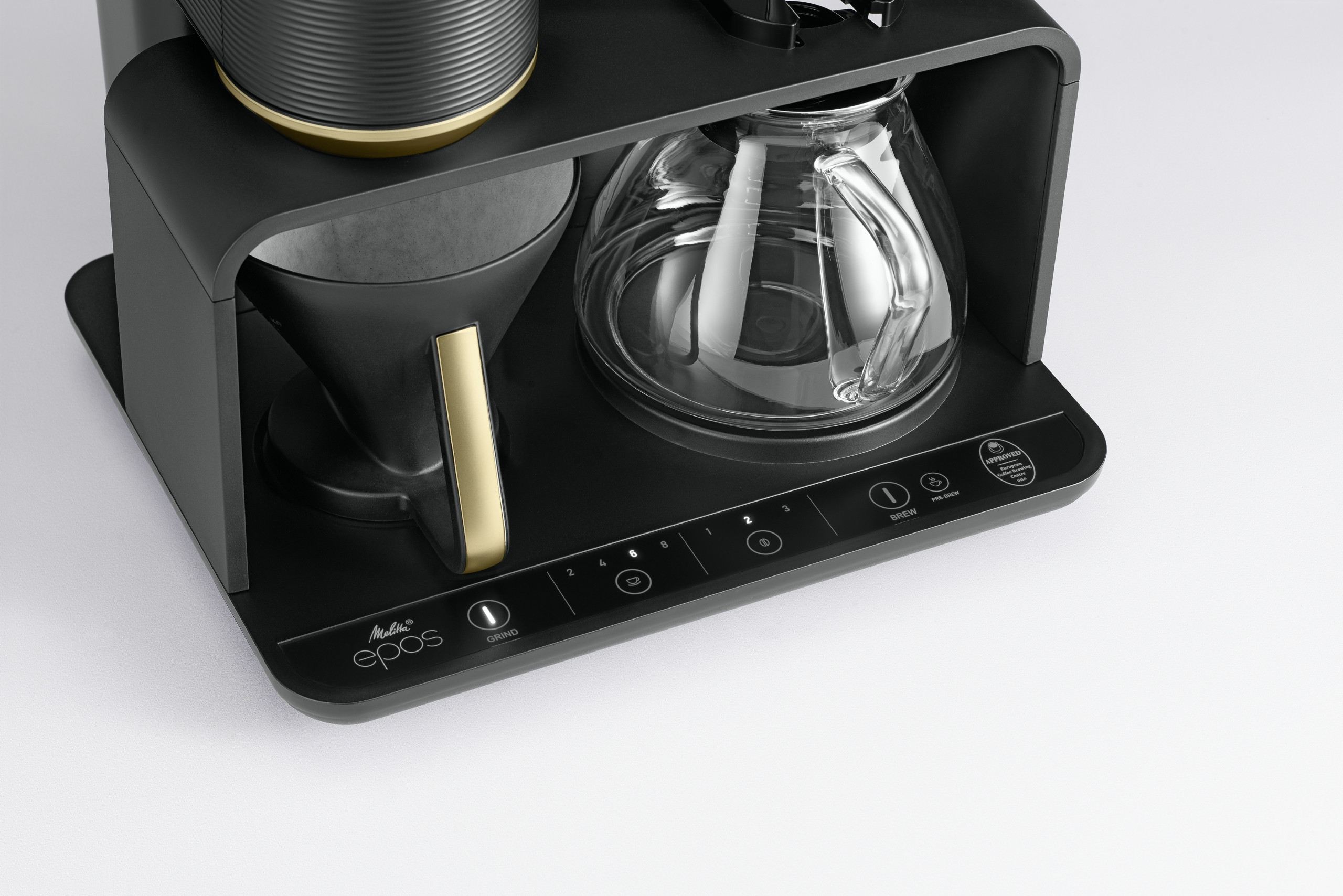 Wbudowany młynek - świeżo mielona kawa na wyciągnięcie ręki