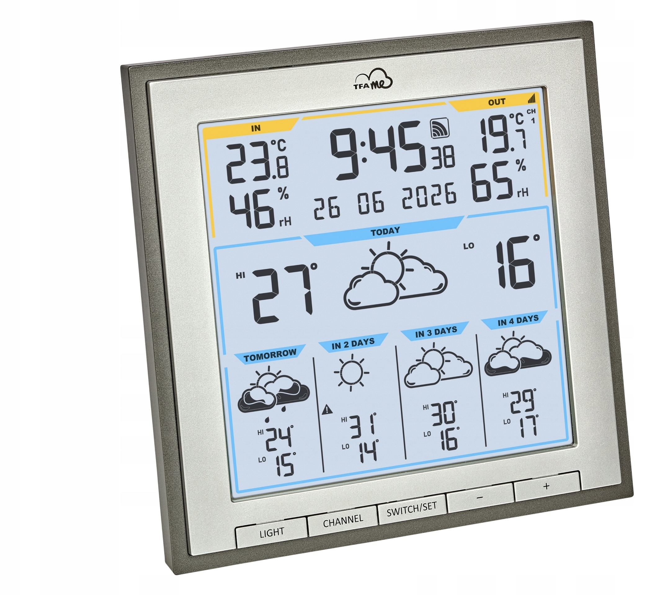 TFA.me 35.8105.10 ID-08 WLAN Stacja pogodowa – Twoje okno na pogodę