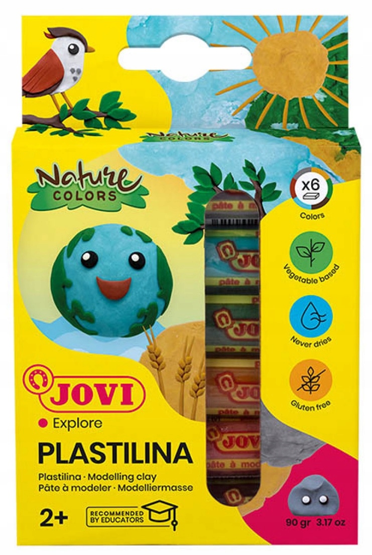 Plasteliny Kolory Natury 6x15g – Kreatywność w Twoich Rękach