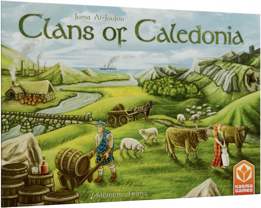 Gra planszowa Clans of Caledonia – Przenieś się do XIX-wiecznej Szkocji