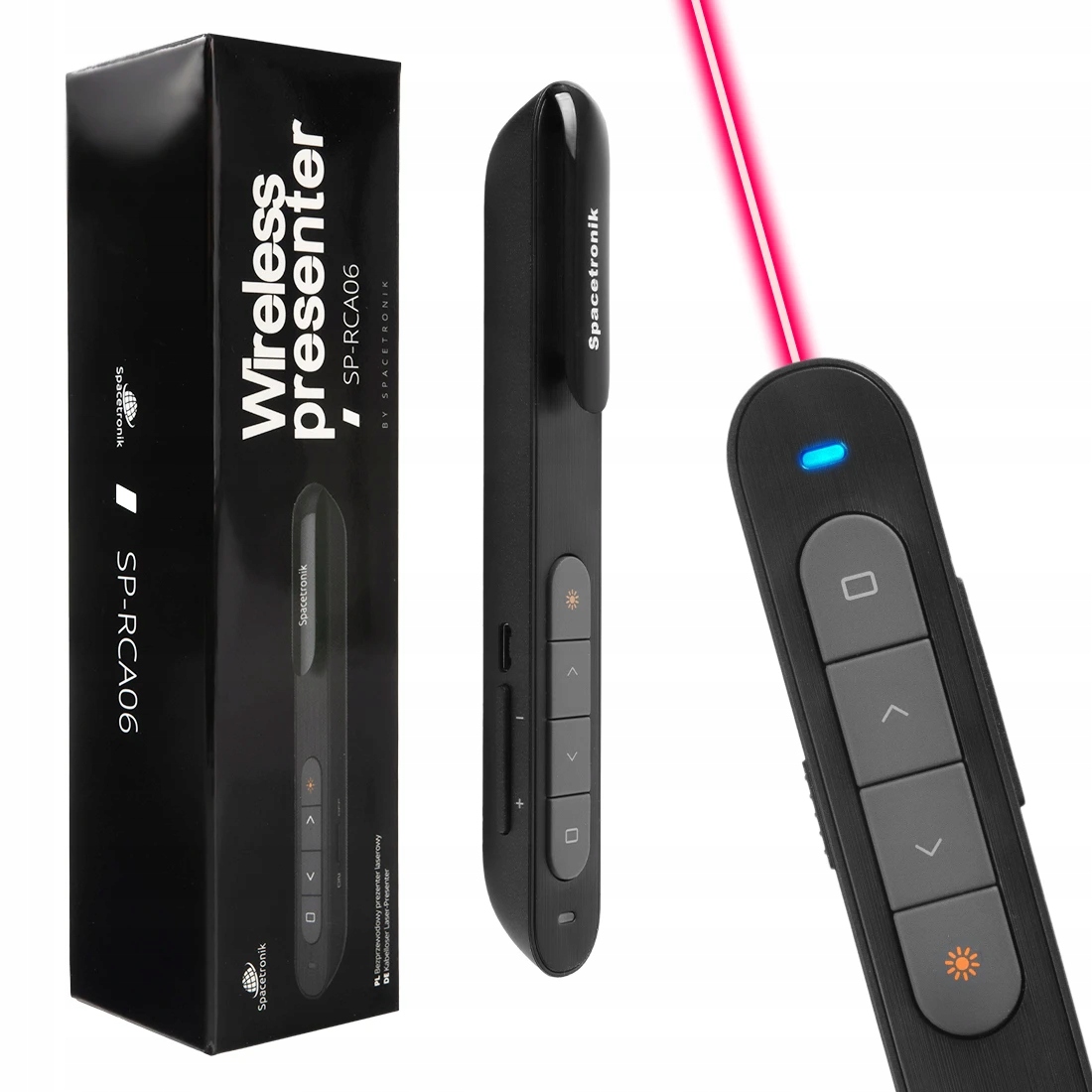 Spacetronik SP-RCA06 – Profesjonalny prezenter laserowy do prezentacji