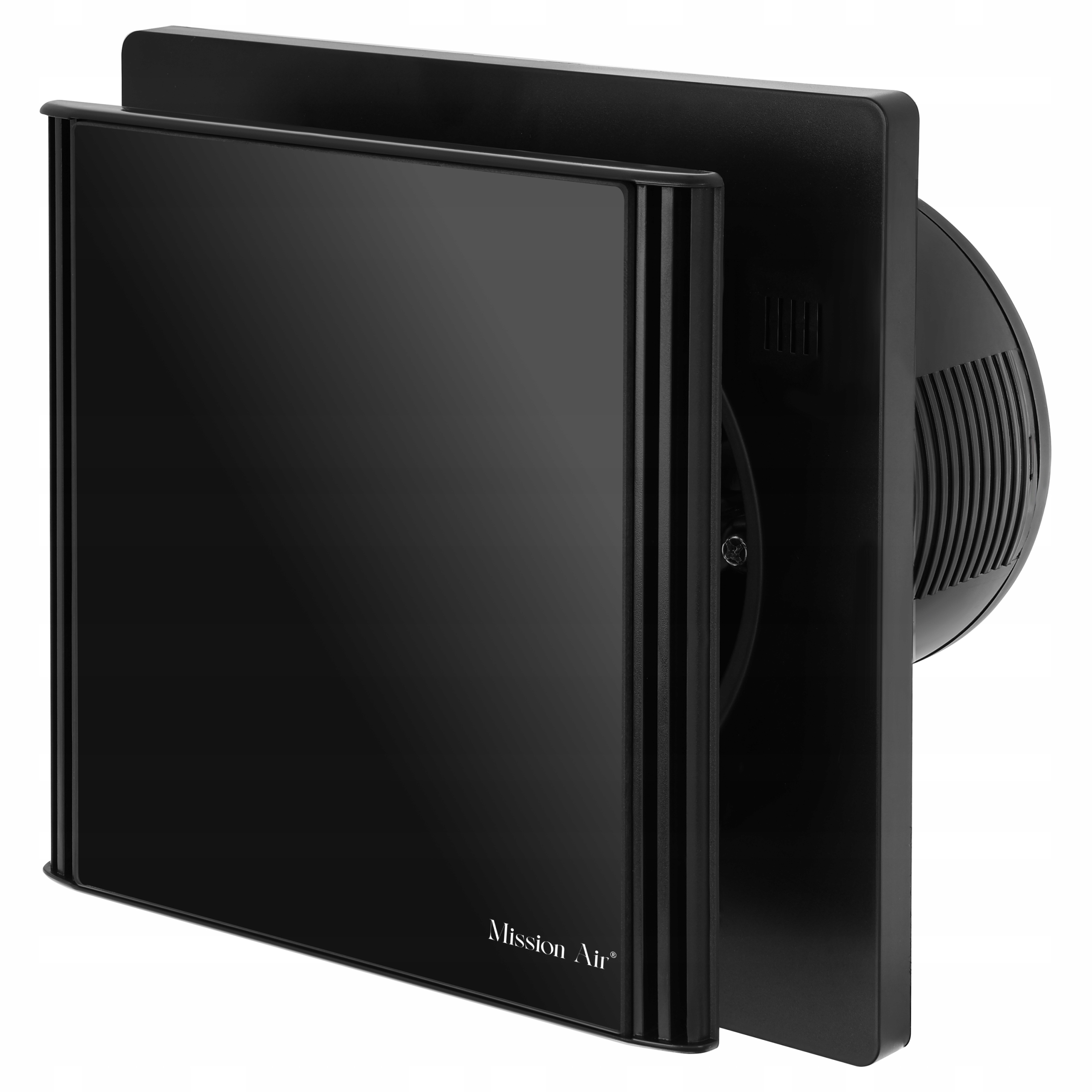 Wentylator łazienkowy Mission Air VENTIS EDGE 120 Black S – Nowoczesna wentylacja w Twojej łazience