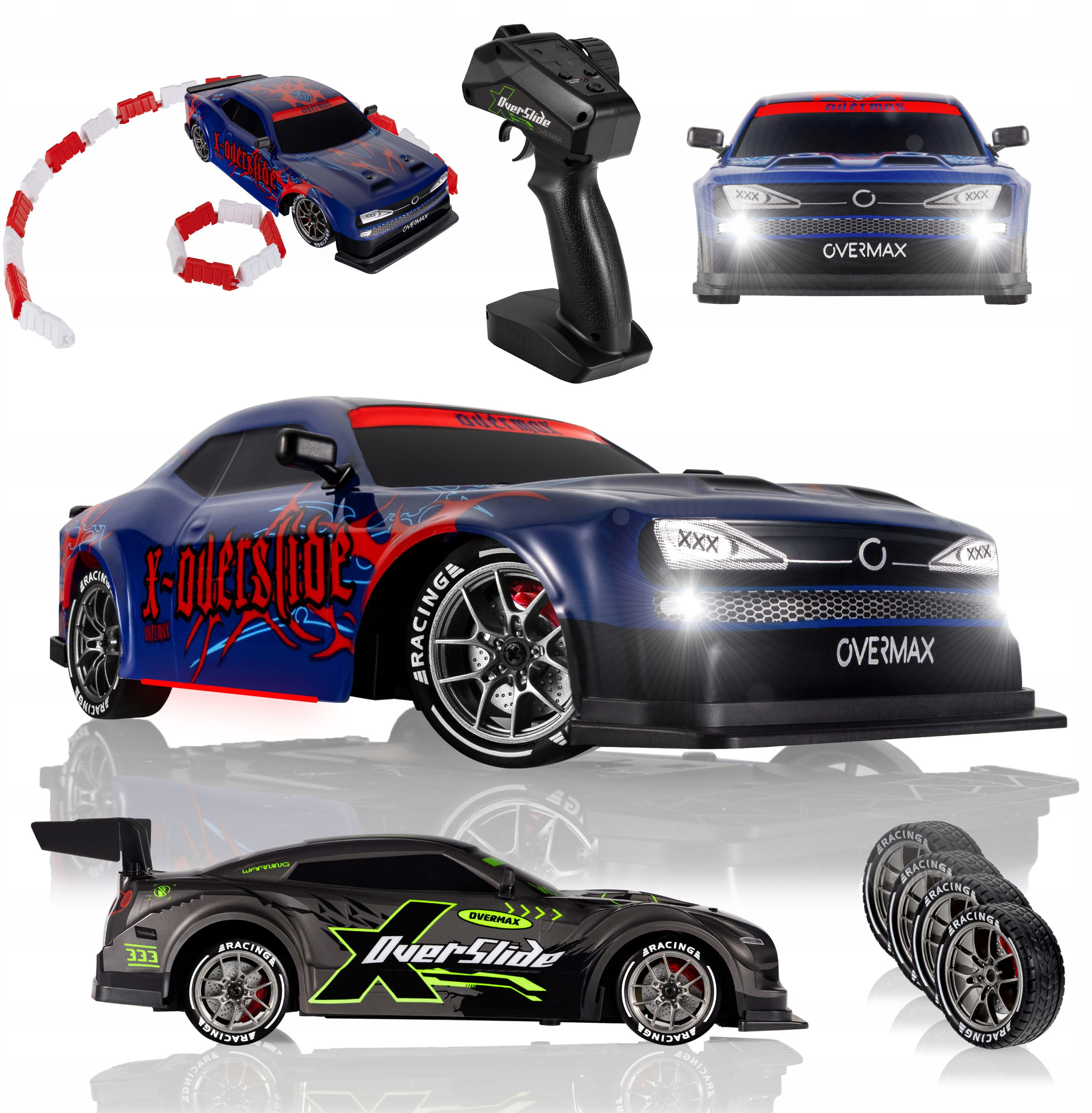 OVERMAX X-OVERSLIDE – Zdalnie sterowany samochód RC do driftu i wyścigów