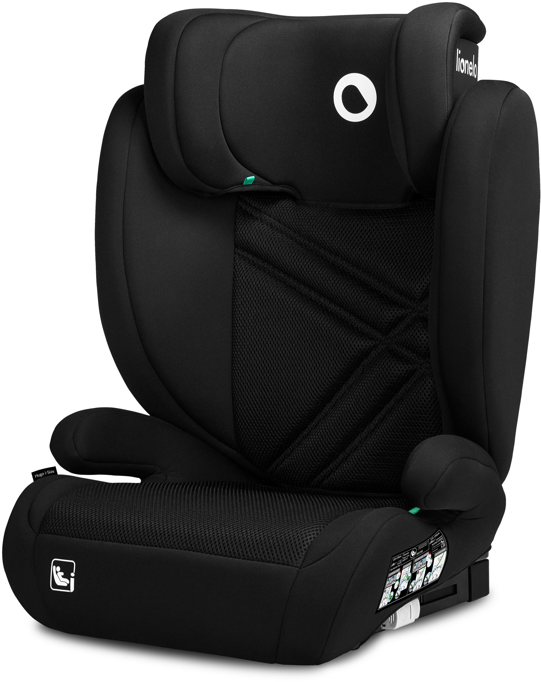 Fotelik samochodowy Lionelo FOTELIK HUGO I-SIZE BLACK CARBON 15-36KG – Bezpieczeństwo i komfort dla Twojego dziecka
