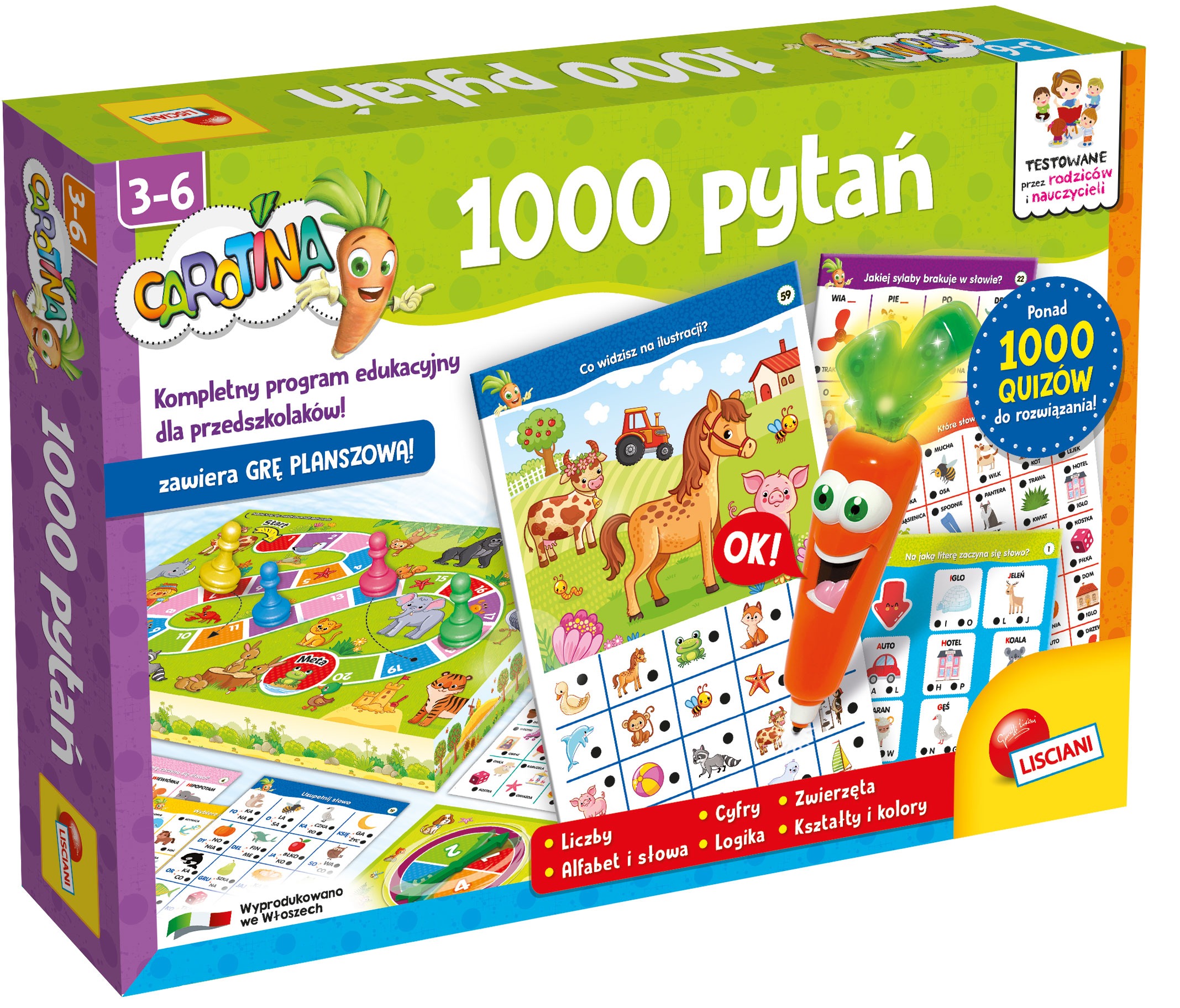 Gra Carotina 1000 pytań – Edukacyjna zabawa dla dzieci