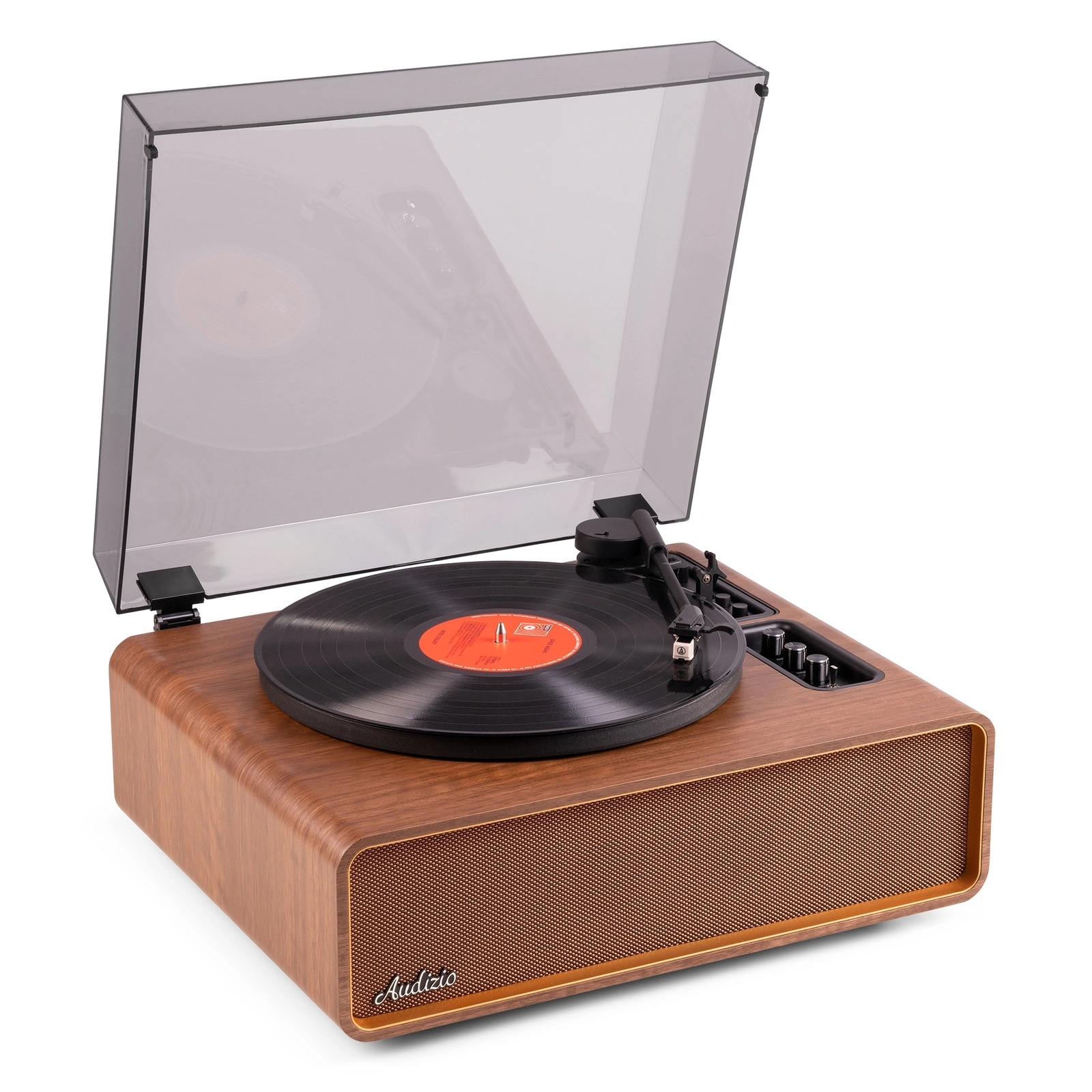 Gramofon HIFI BT Laredo brązowy Audizio – Doskonałe brzmienie w Twoim domu
