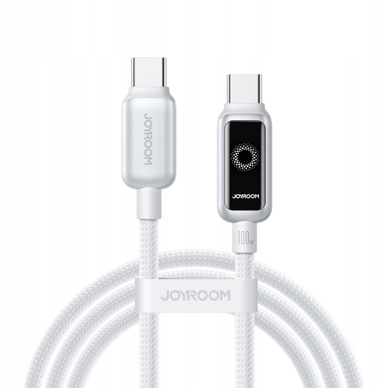 Kabel S-A55 StarFlight 100W USB-C - USB-C 1,2m - Biały – Szybkie ładowanie i transfer danych