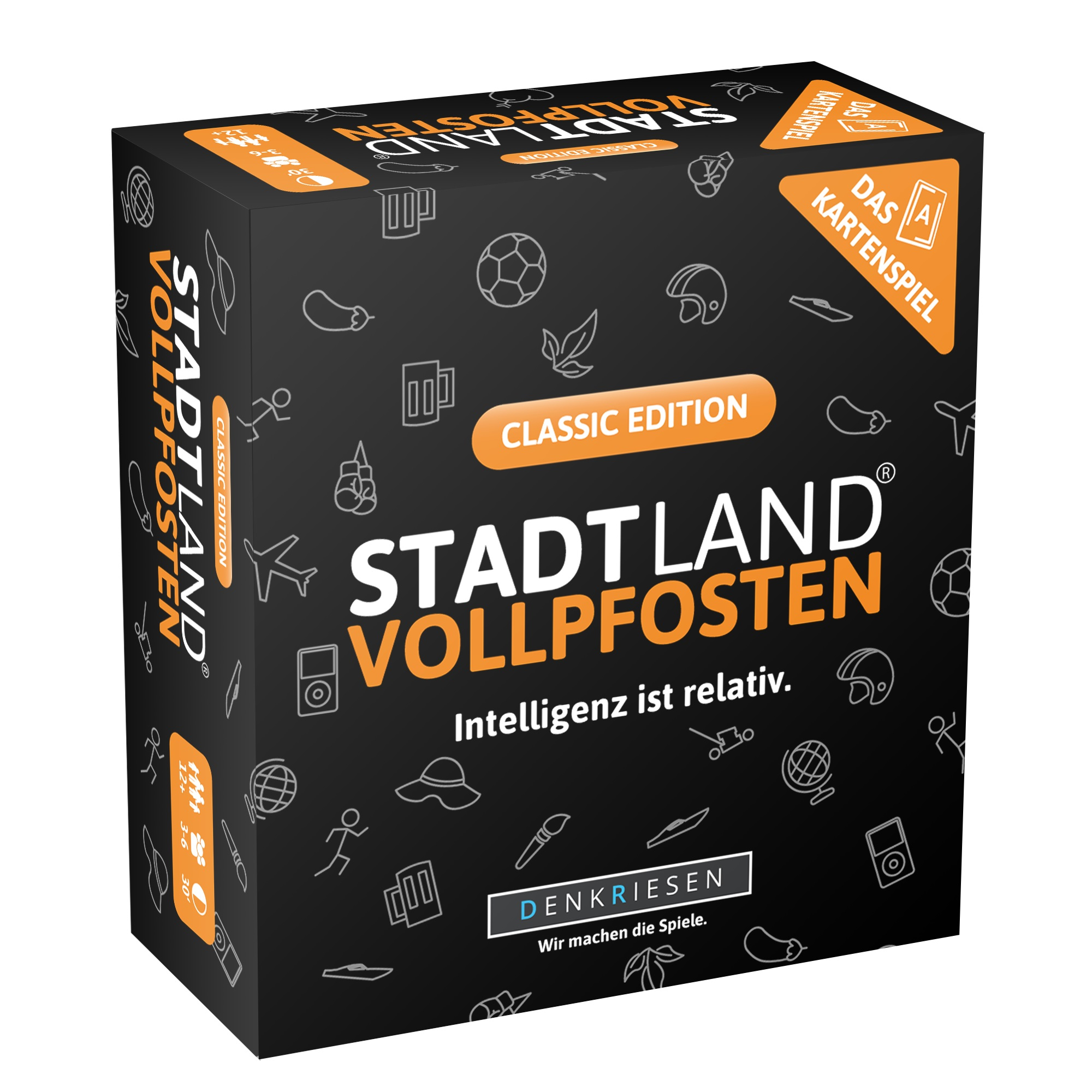 Stadt Land Vollpfosten - Gra karciana Classic Edition dla całej rodziny